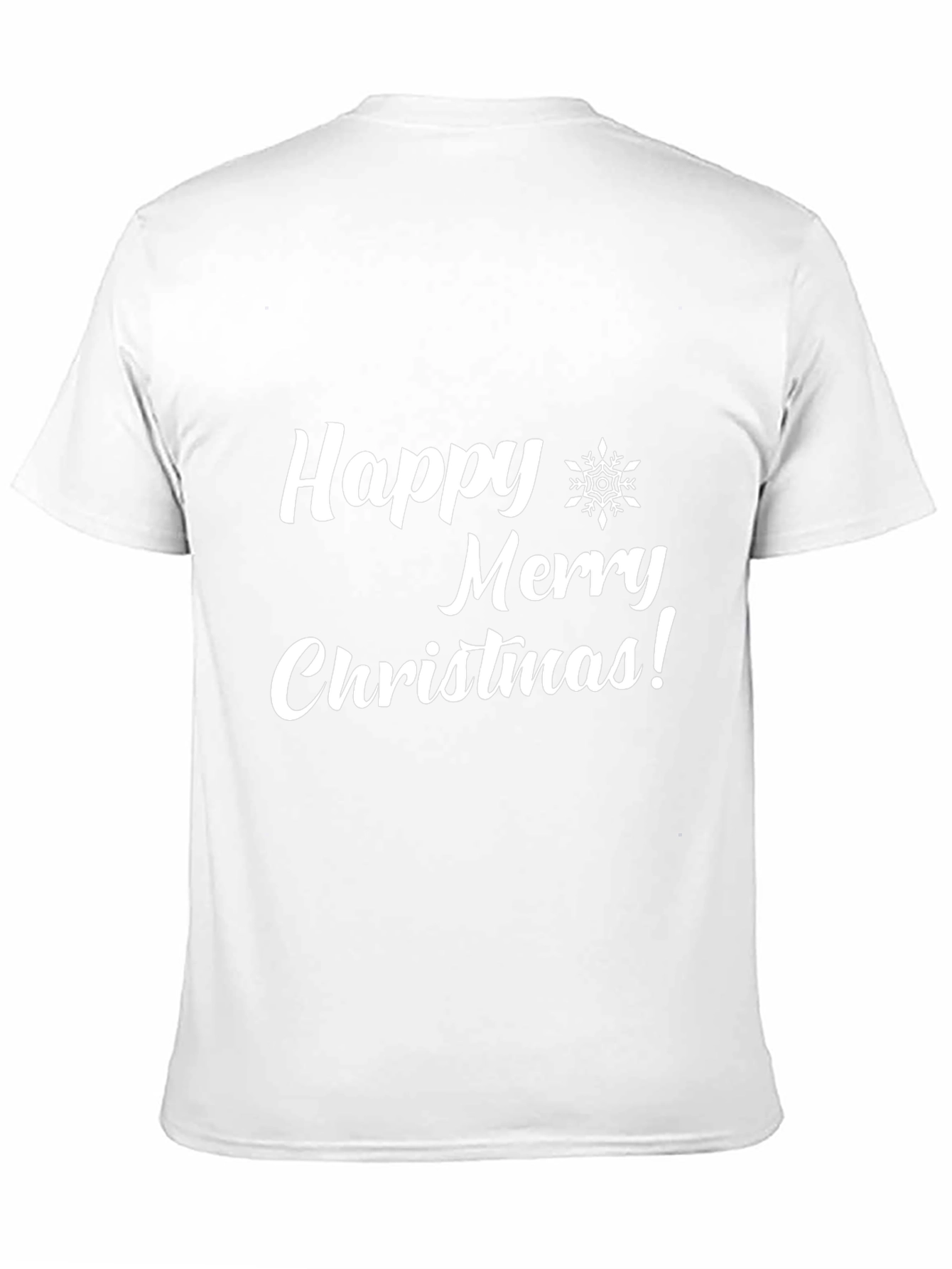 Festive Happy Merry Christmas Graphic T-Shirt