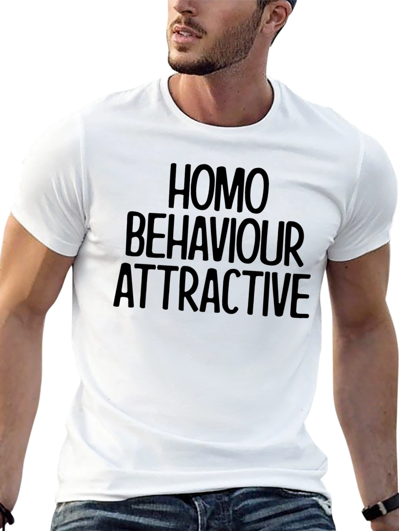 Homo Behaviour Attractive - Graphic T-Shirt