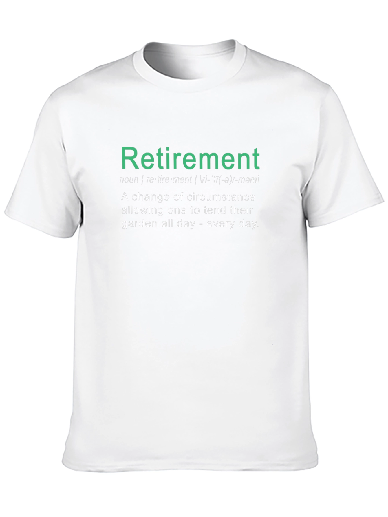 Retirement Definition Graphic T-Shirt