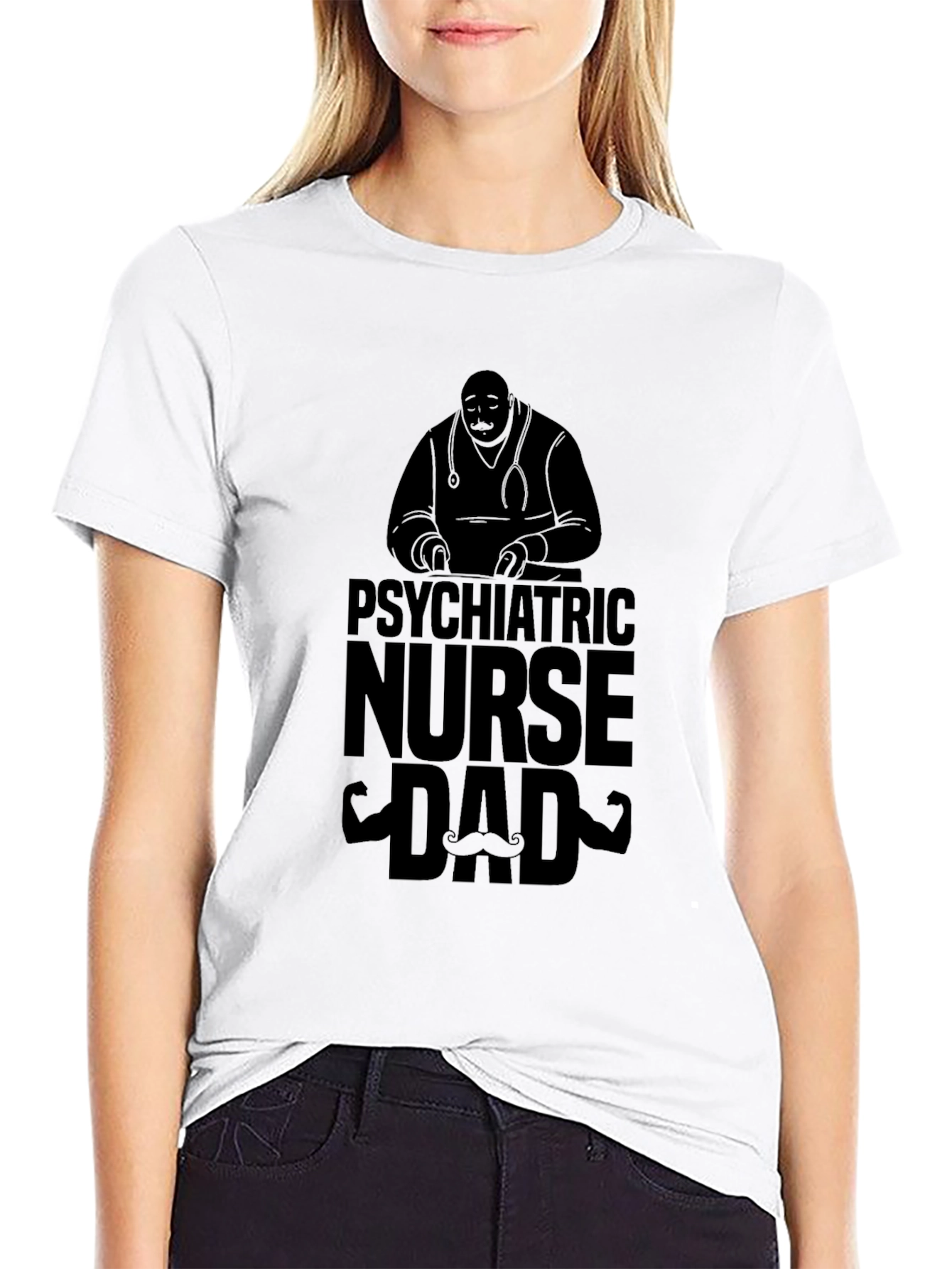 Psychiatric Nurse Dad Graphic Tee