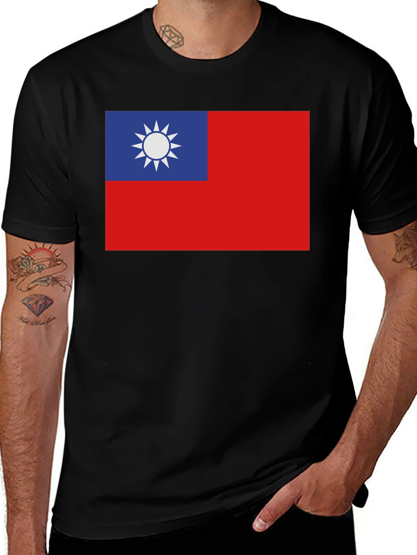 Taiwan Flag T-Shirt - Bold Graphic Tee