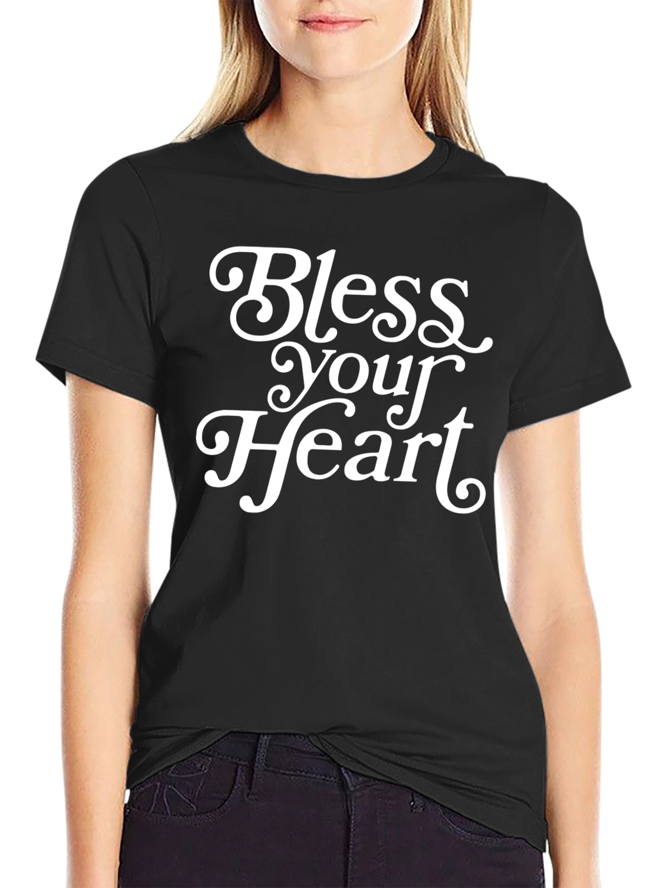 Bless Your Heart Graphic Tee - Soft Cotton Blend