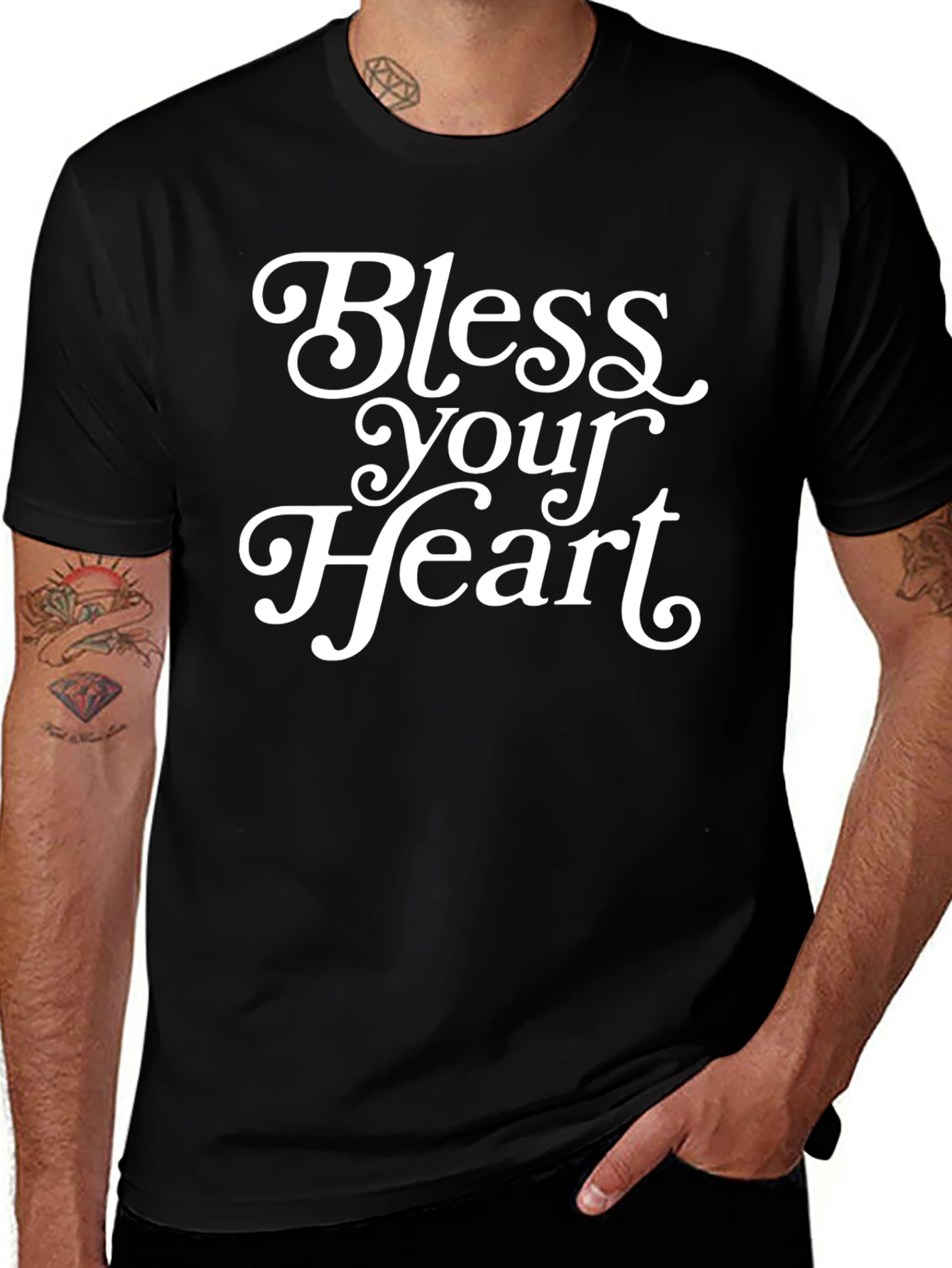 Bless Your Heart Graphic Tee - Soft Cotton Blend