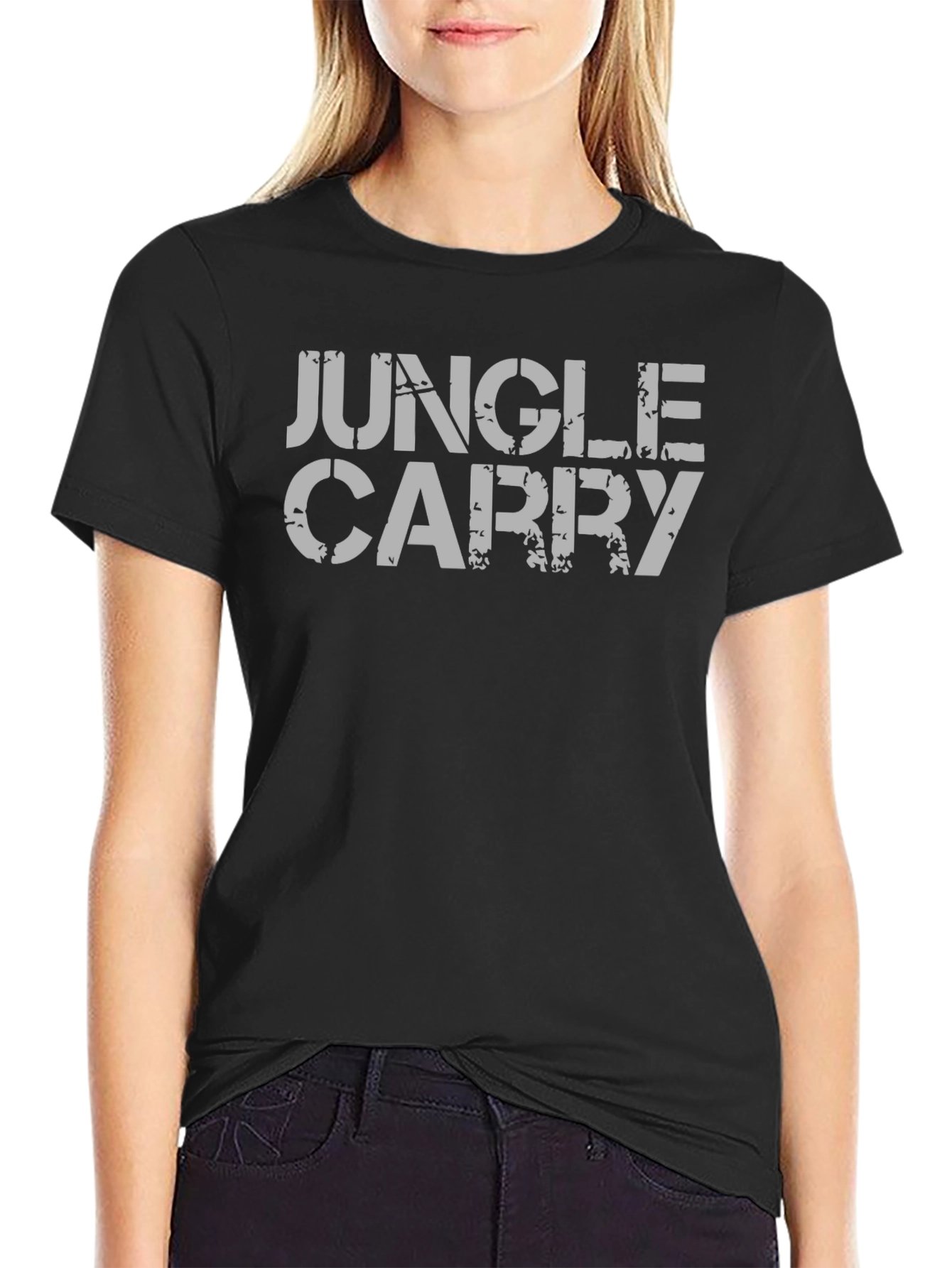 Jungle Carry Graphic Tee - Black