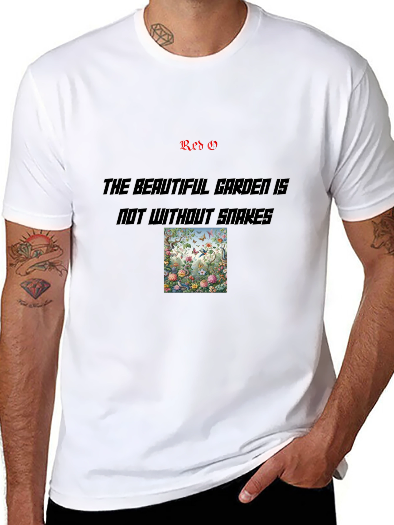 Red G Garden Snake T-Shirt