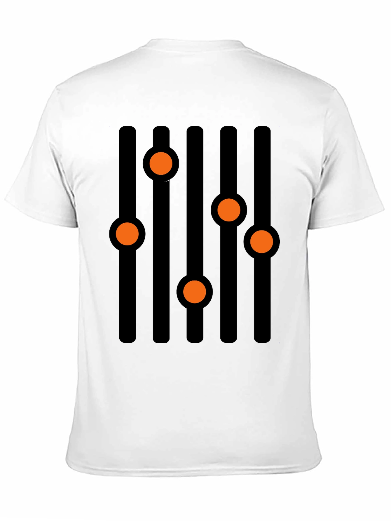 Equalizer Graphic Tee - Black Cotton Blend