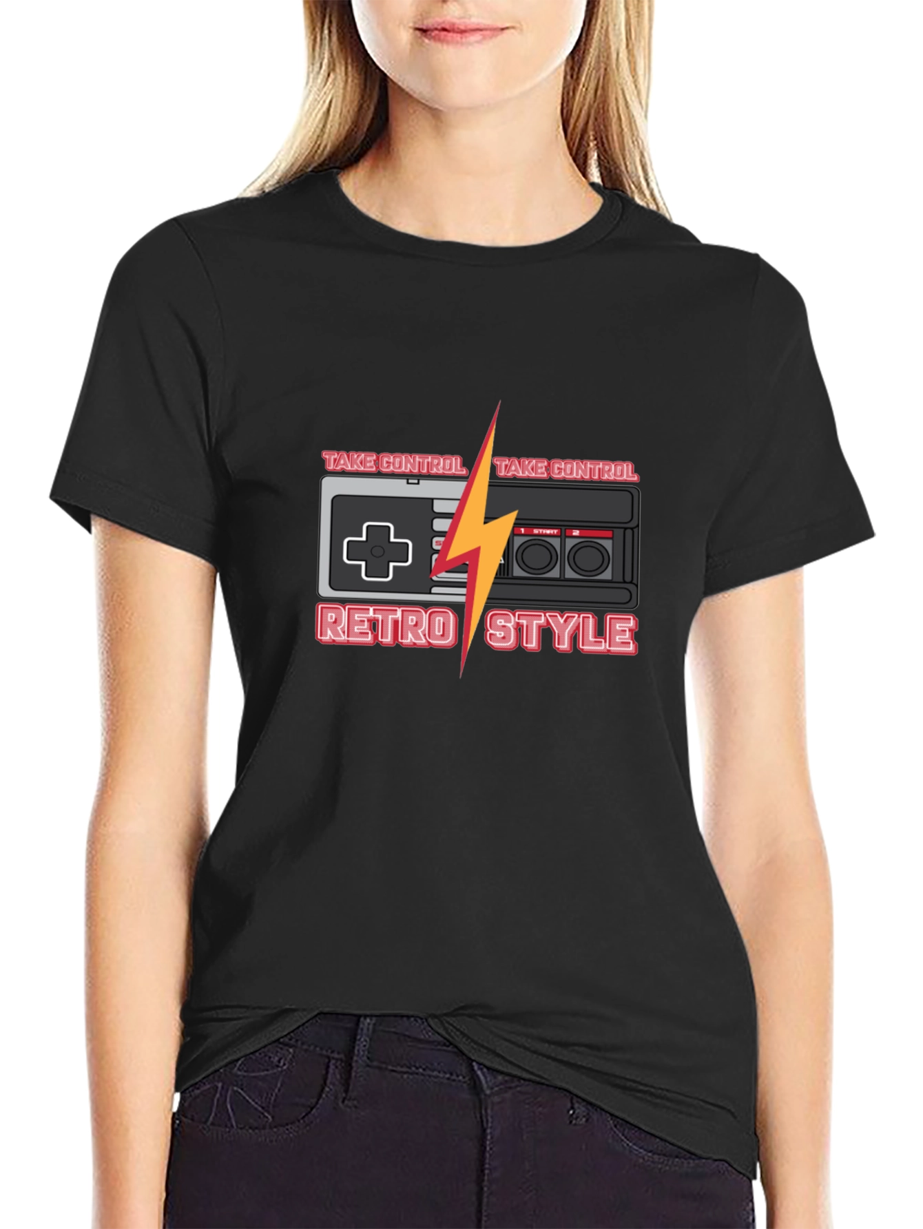 Retro Style Controller T-Shirt - Take Control