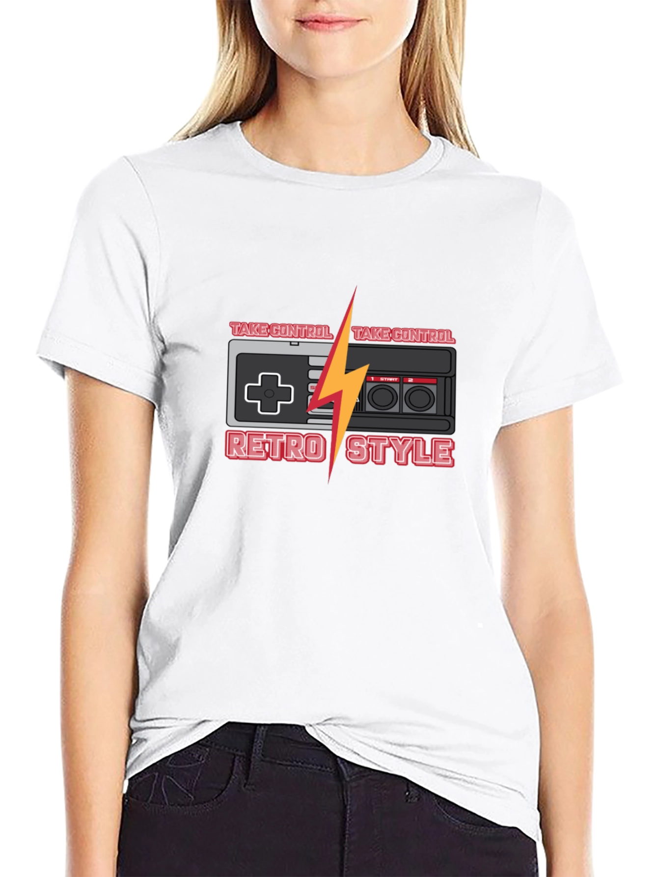 Retro Style Controller T-Shirt - Take Control