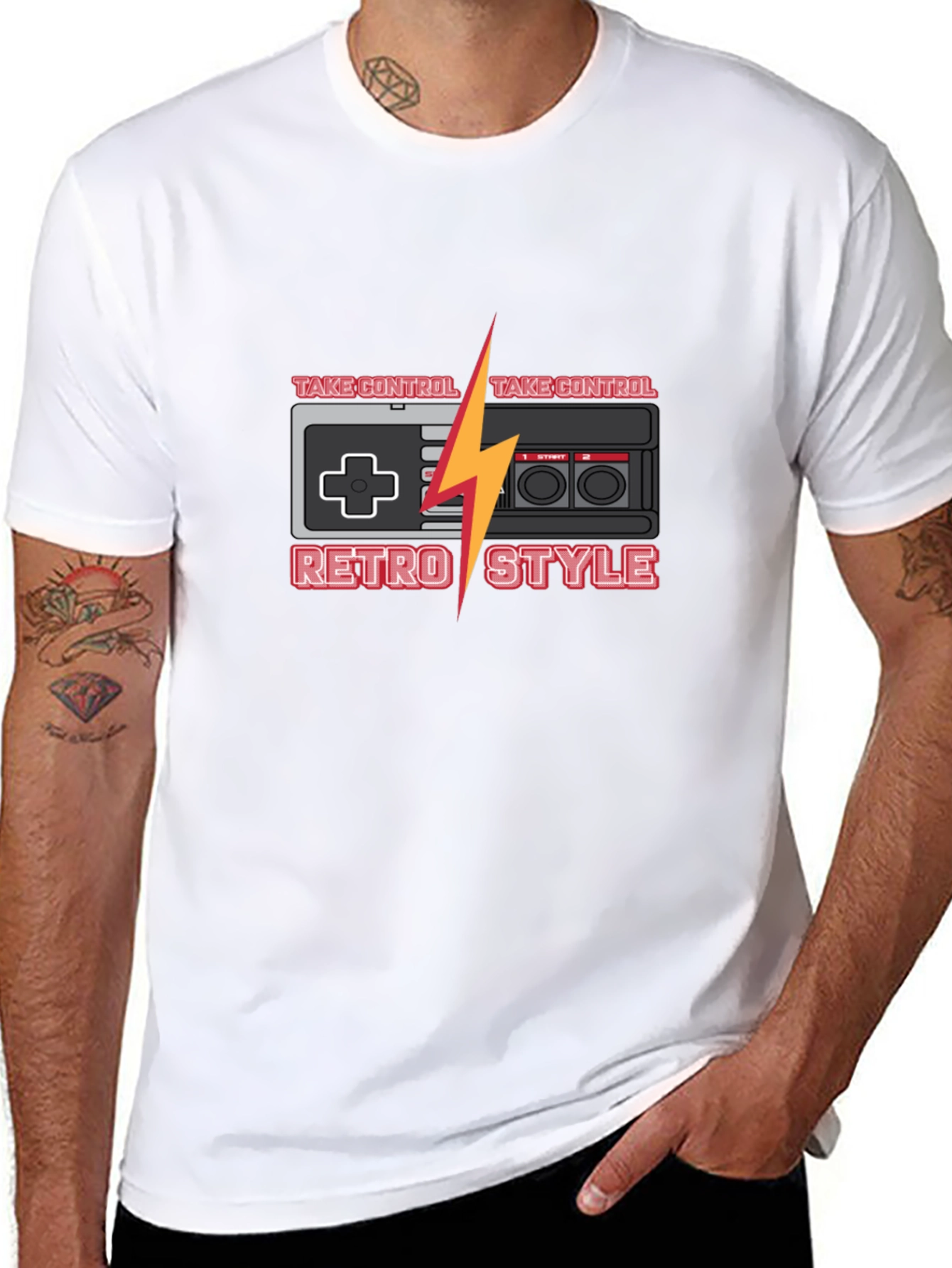 Retro Style Controller T-Shirt - Take Control