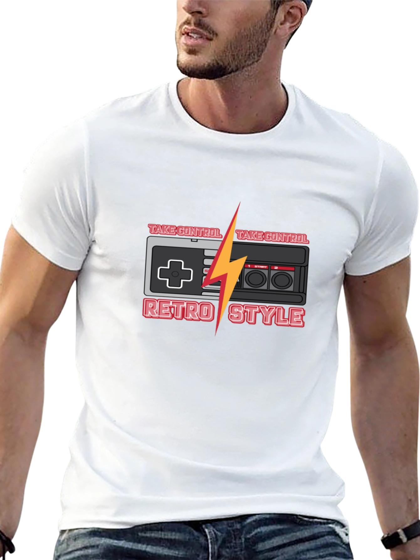 Retro Style Controller T-Shirt - Take Control