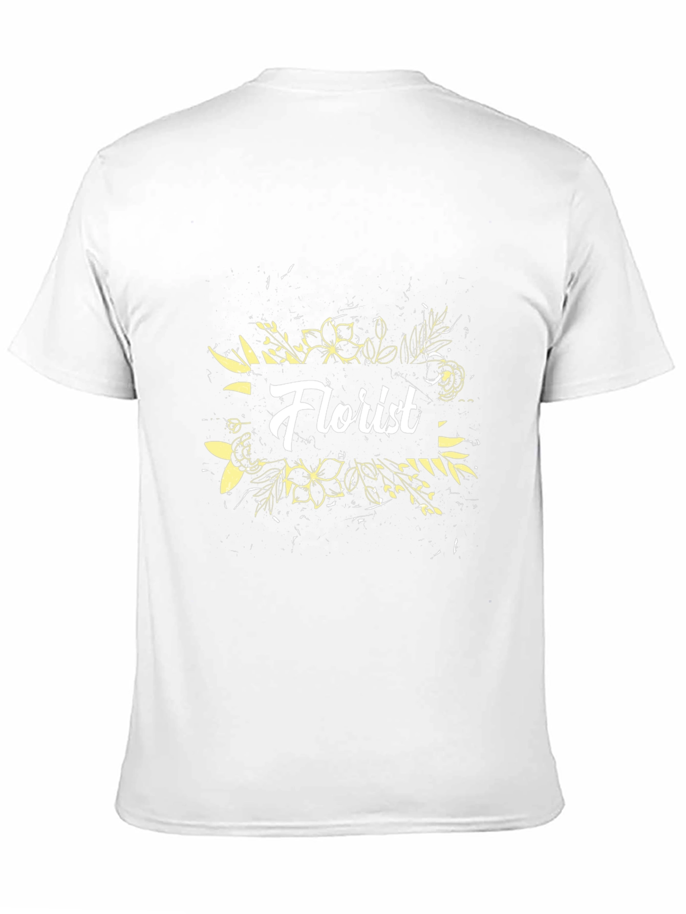 Florist Floral Graphic Black T-Shirt