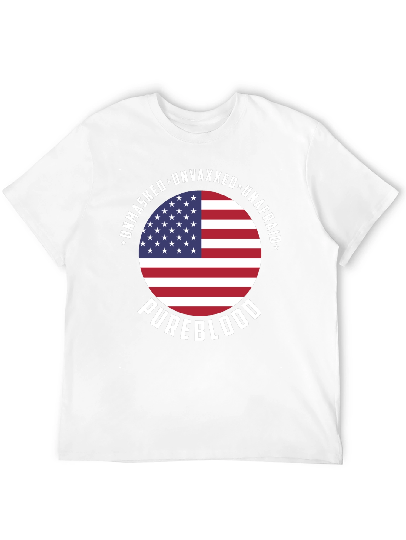 Unmasked Unvaxxed Unafraid Pureblood T-Shirt