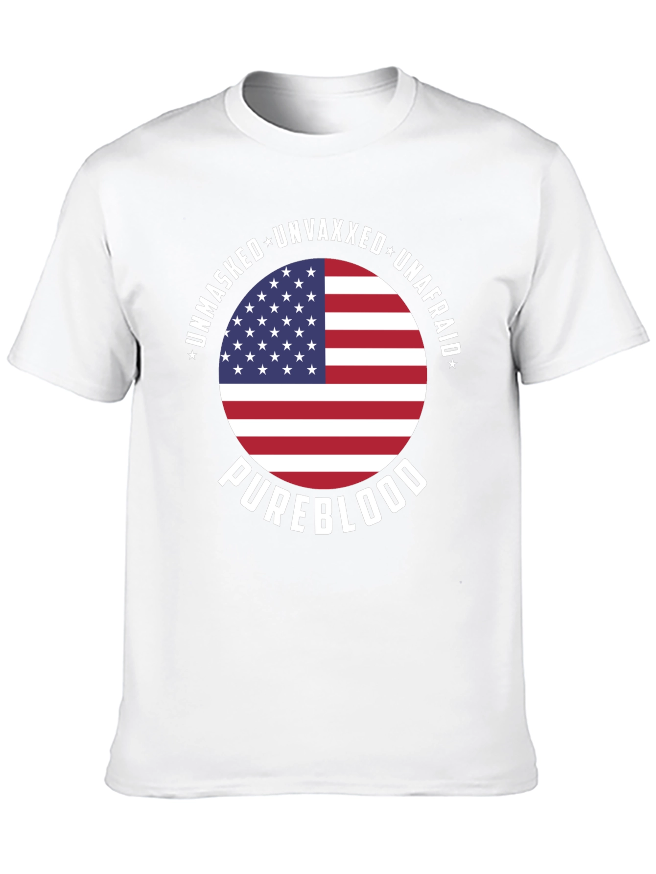 Unmasked Unvaxxed Unafraid Pureblood T-Shirt