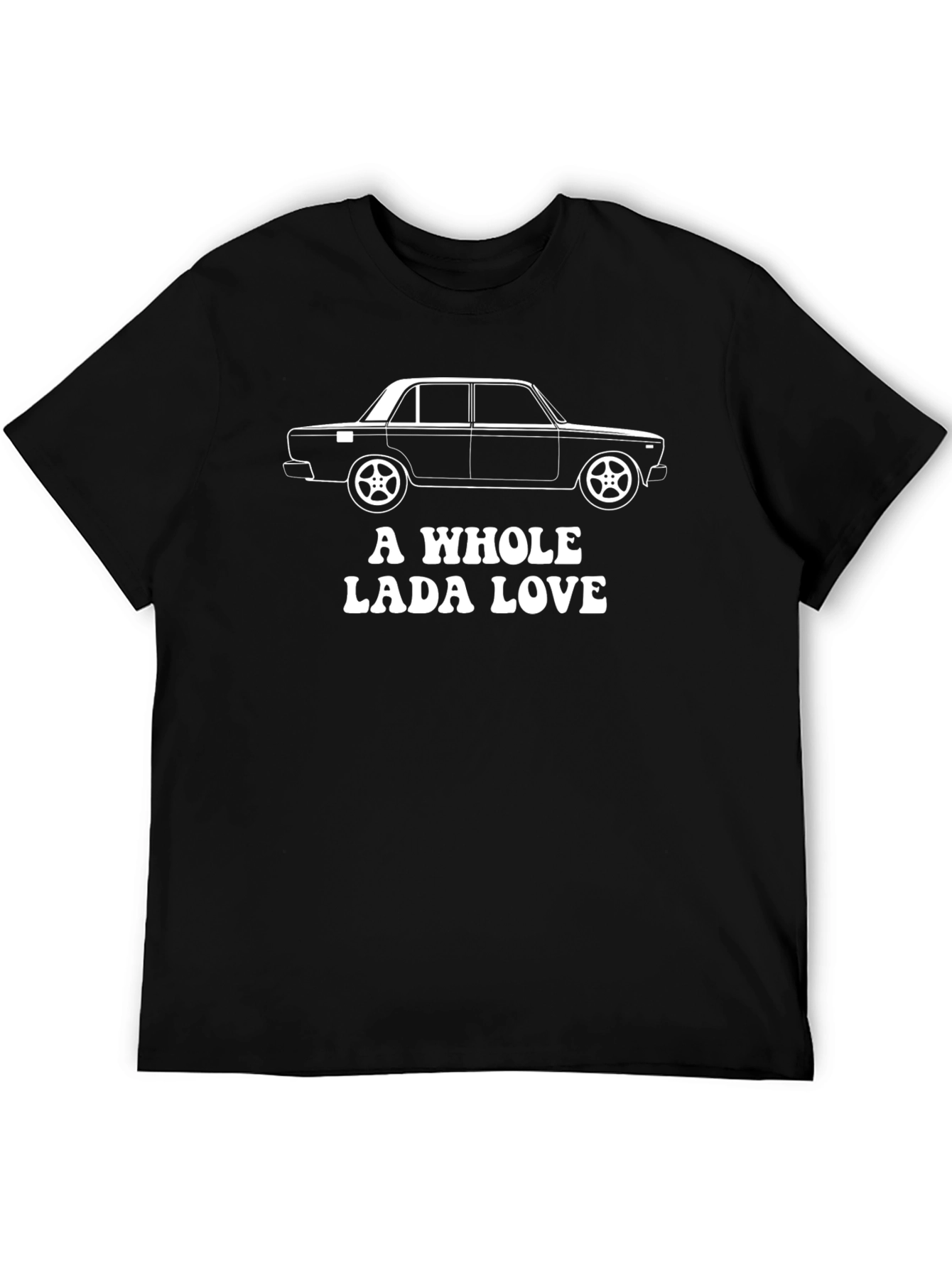 A Whole Lada Love Mens Black Graphic T-Shirt