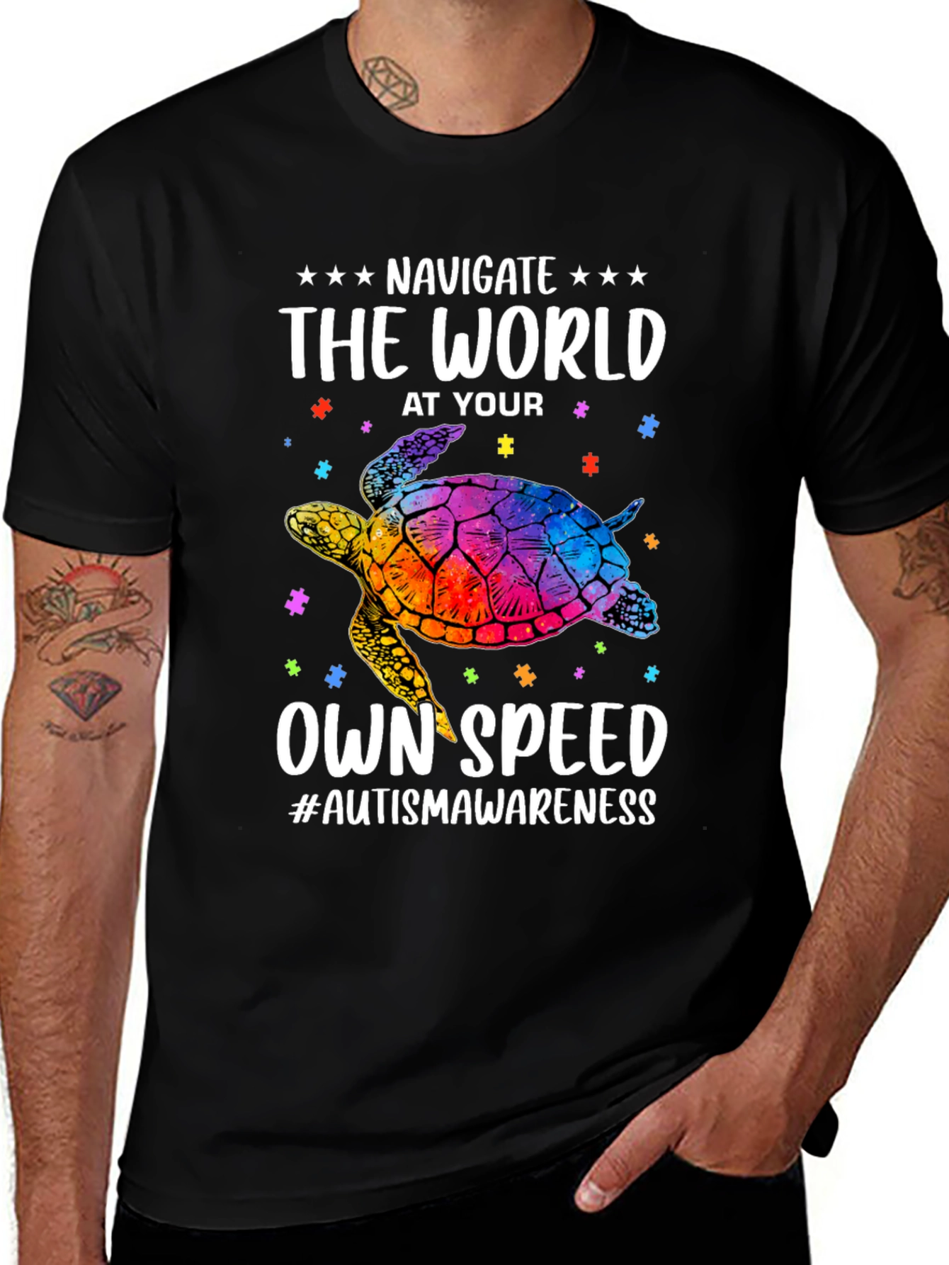 Autism Awareness Turtle T-Shirt