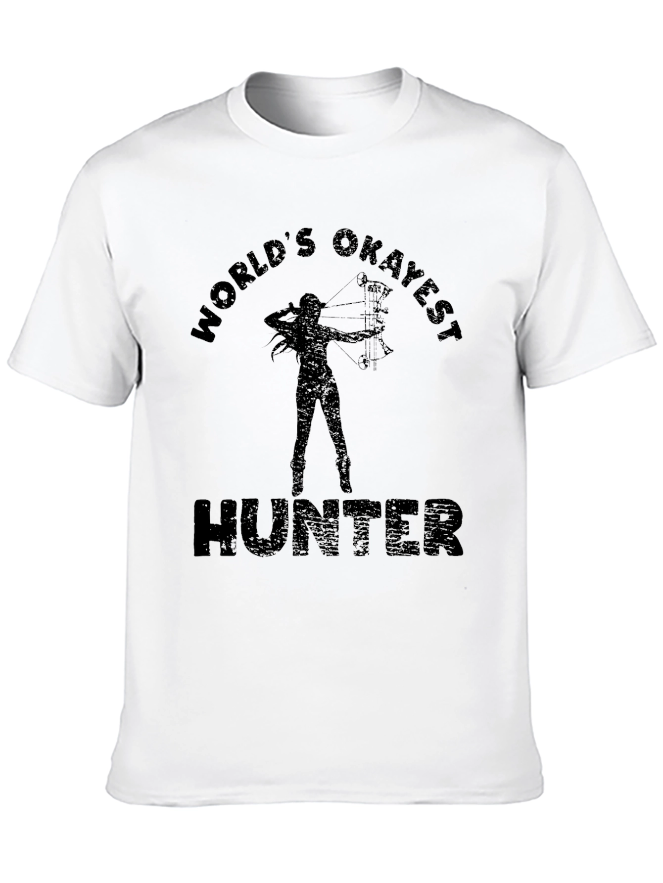 Worlds Okayest Hunter T-Shirt - Archery Humor