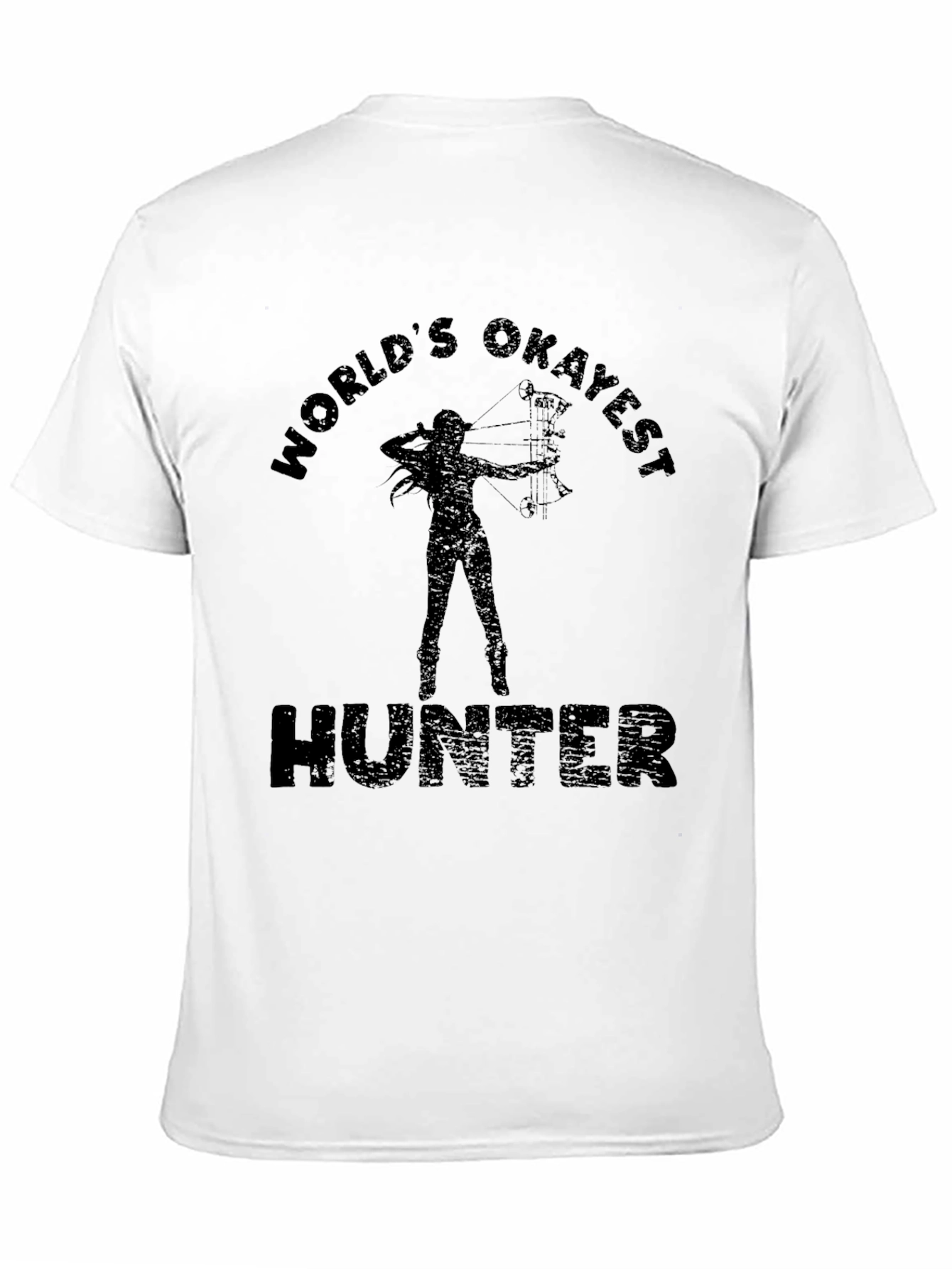 Worlds Okayest Hunter T-Shirt - Archery Humor