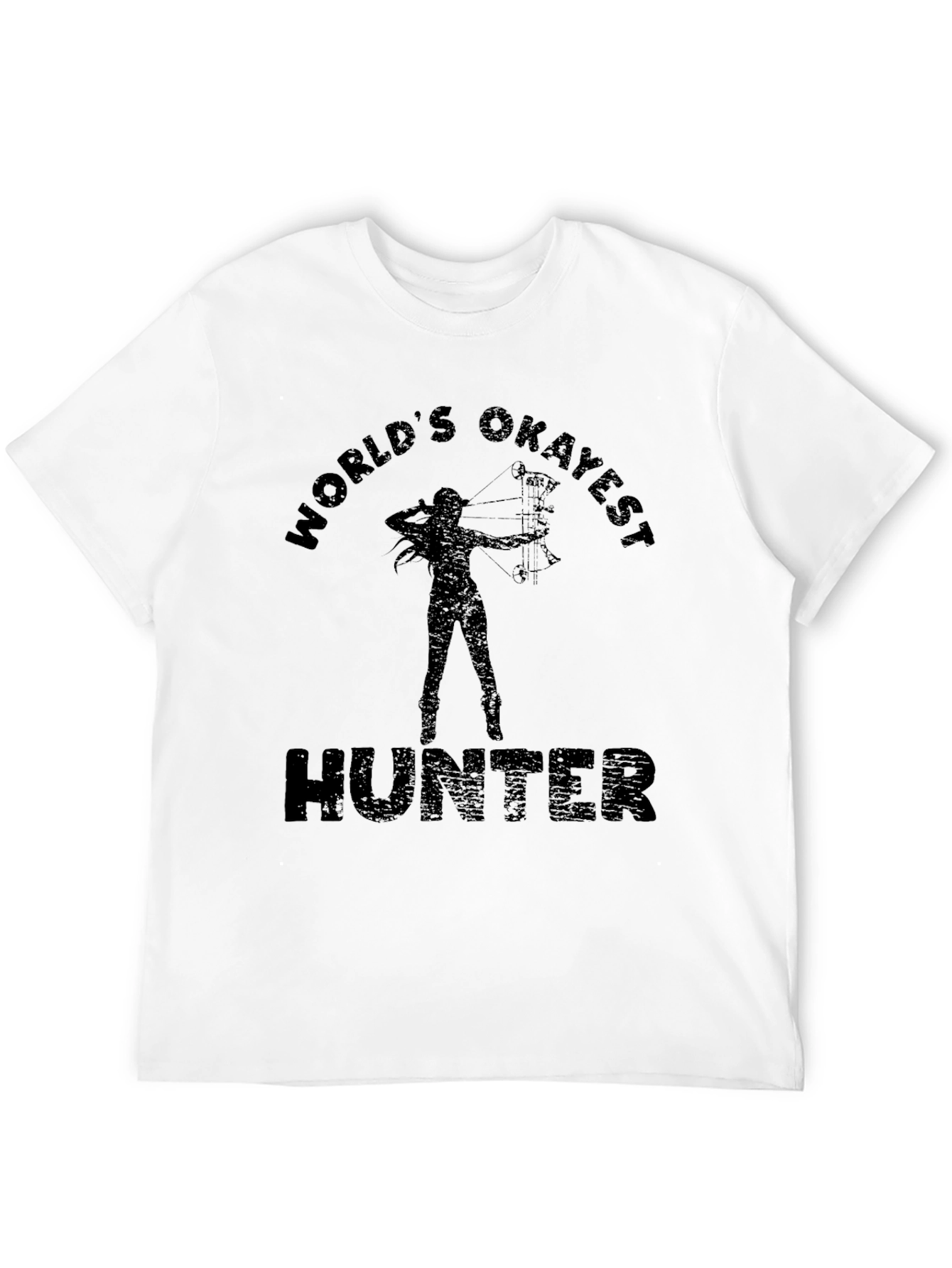 Worlds Okayest Hunter T-Shirt - Archery Humor