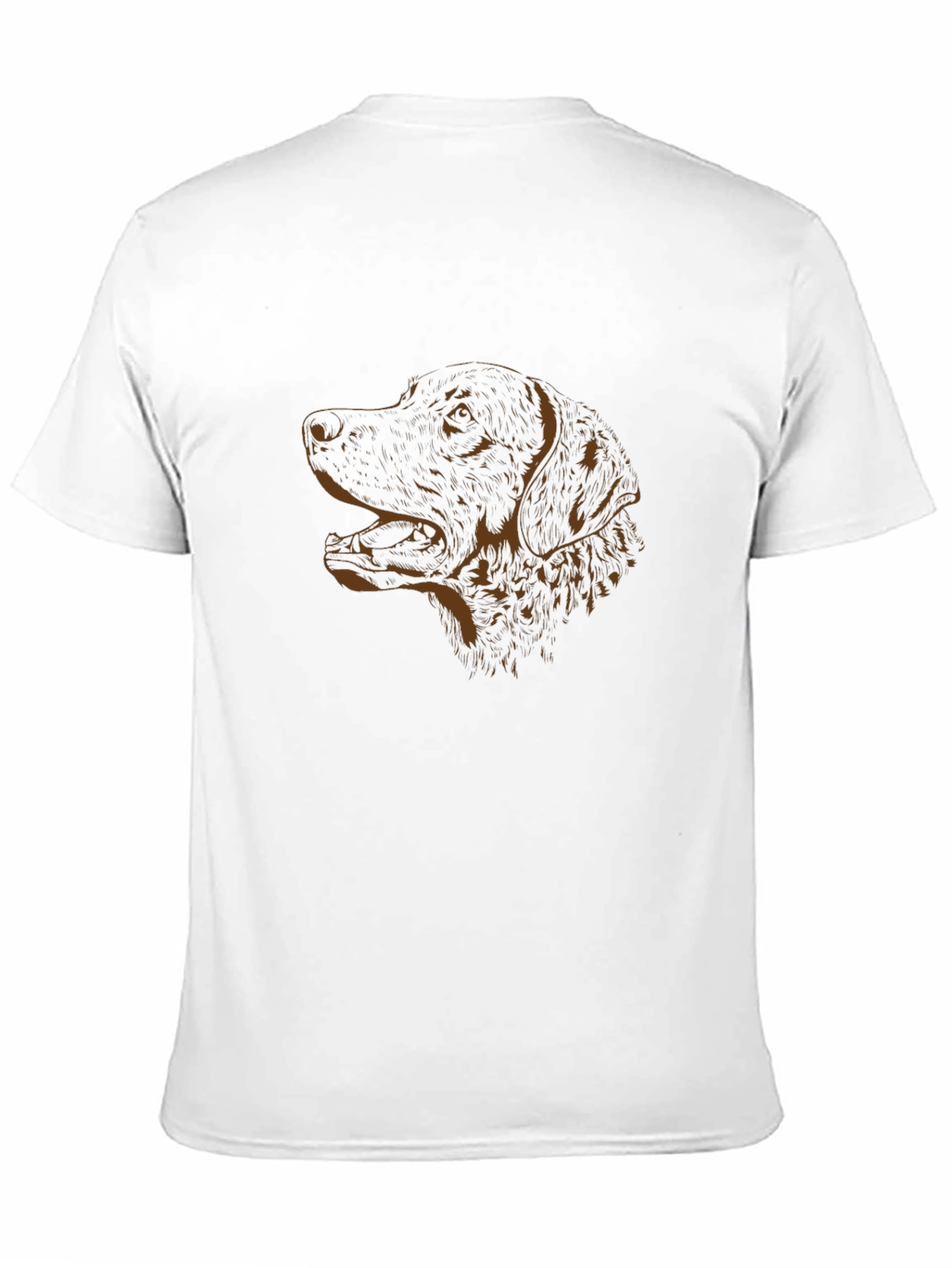 Dog Profile Graphic Tee - Casual Comfort
