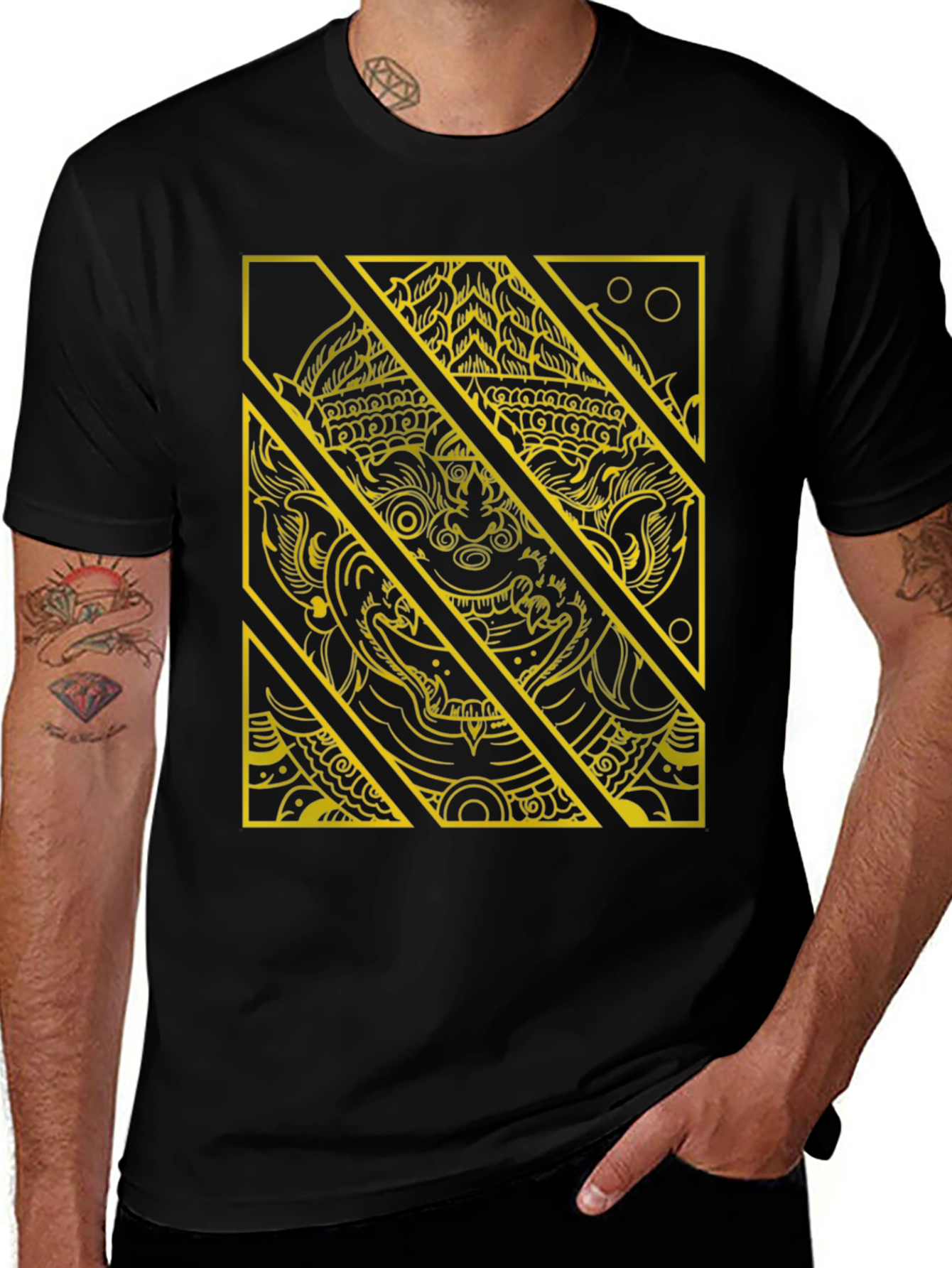 Hanuman Graphic T-Shirt - Streetwear Design
