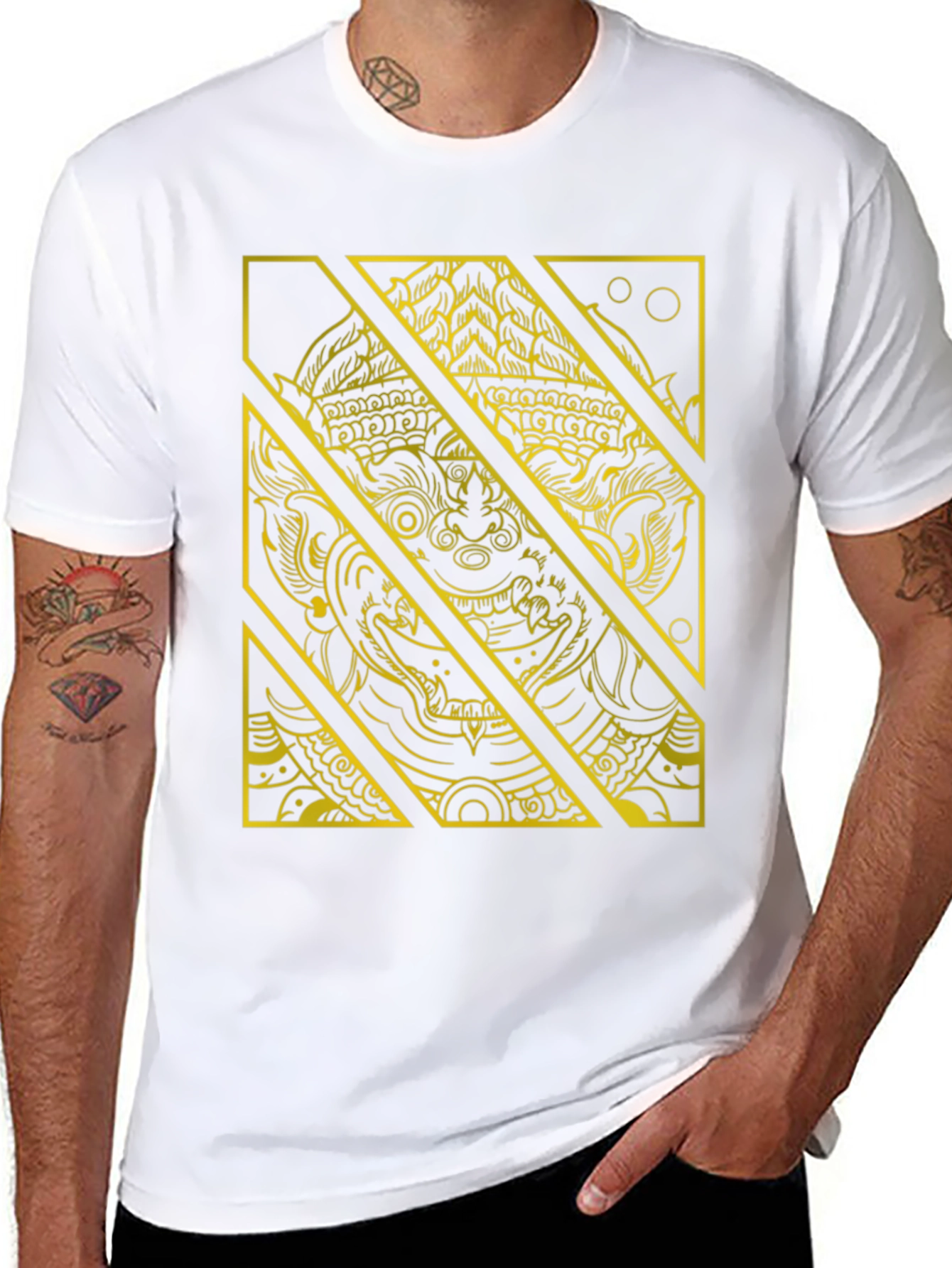 Hanuman Graphic T-Shirt - Streetwear Design