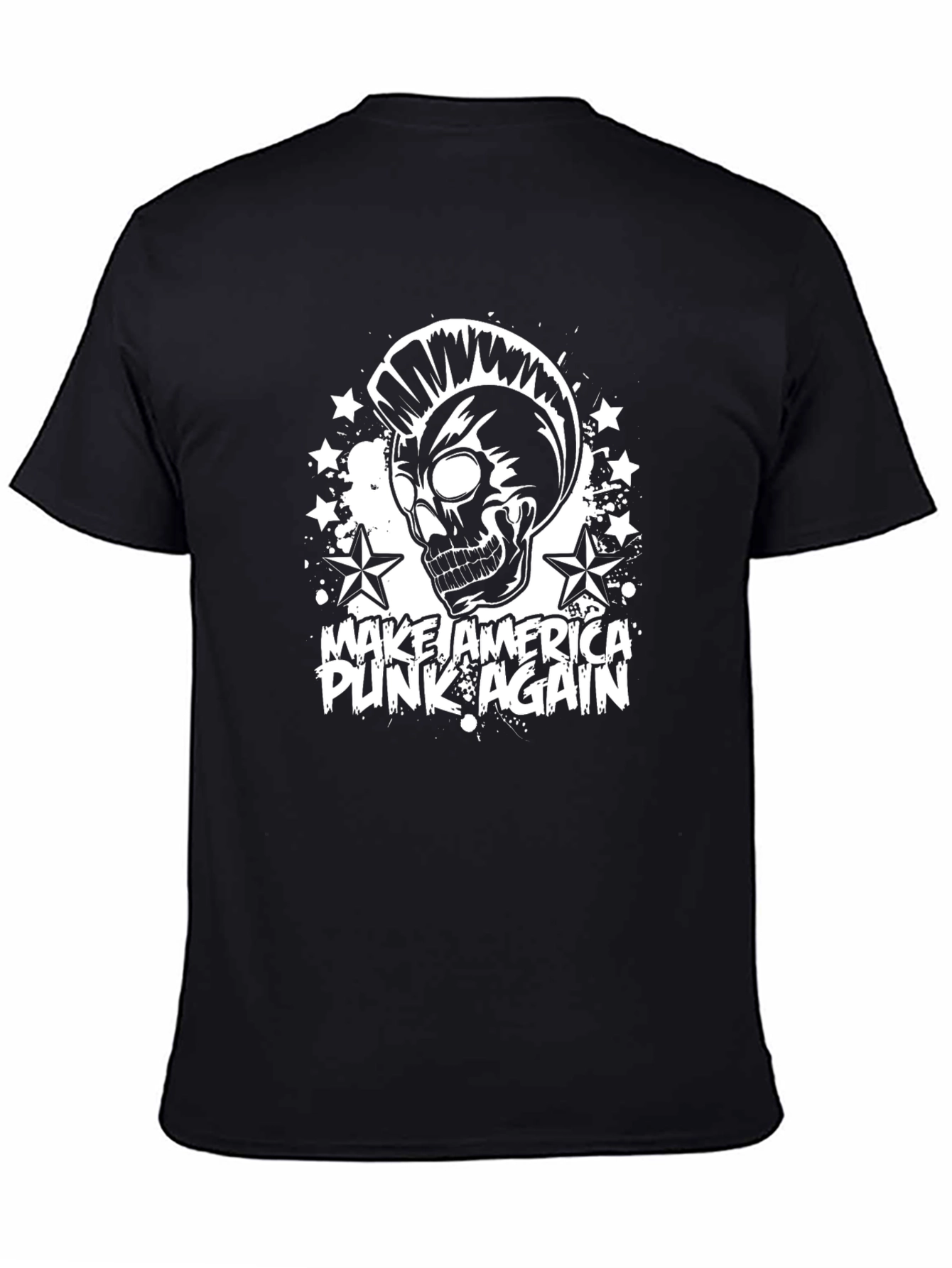 Make America Punk Again Black Graphic T-Shirt