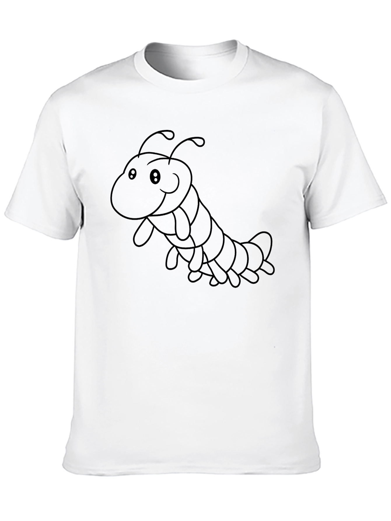 Cartoon Caterpillar Graphic Tee