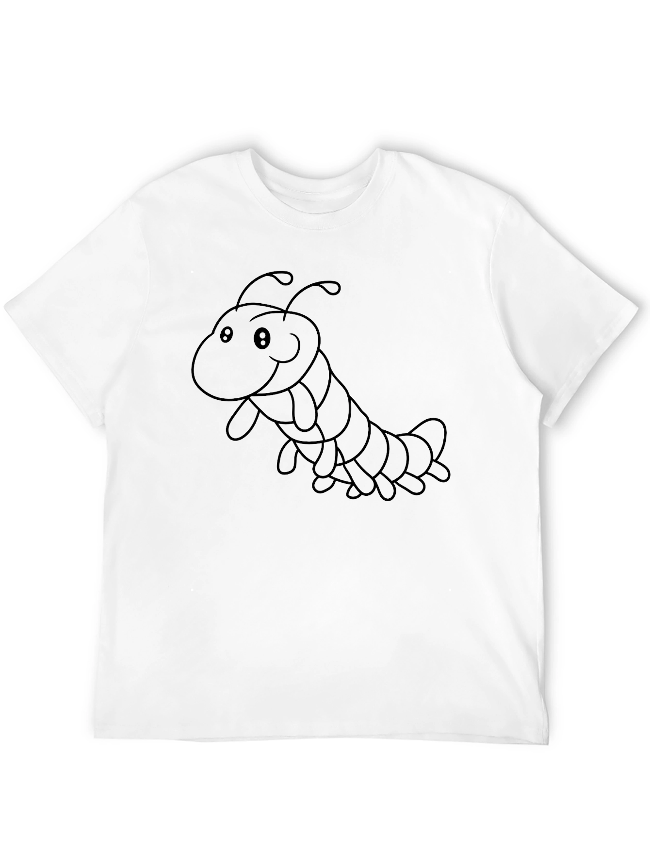 Cartoon Caterpillar Graphic Tee