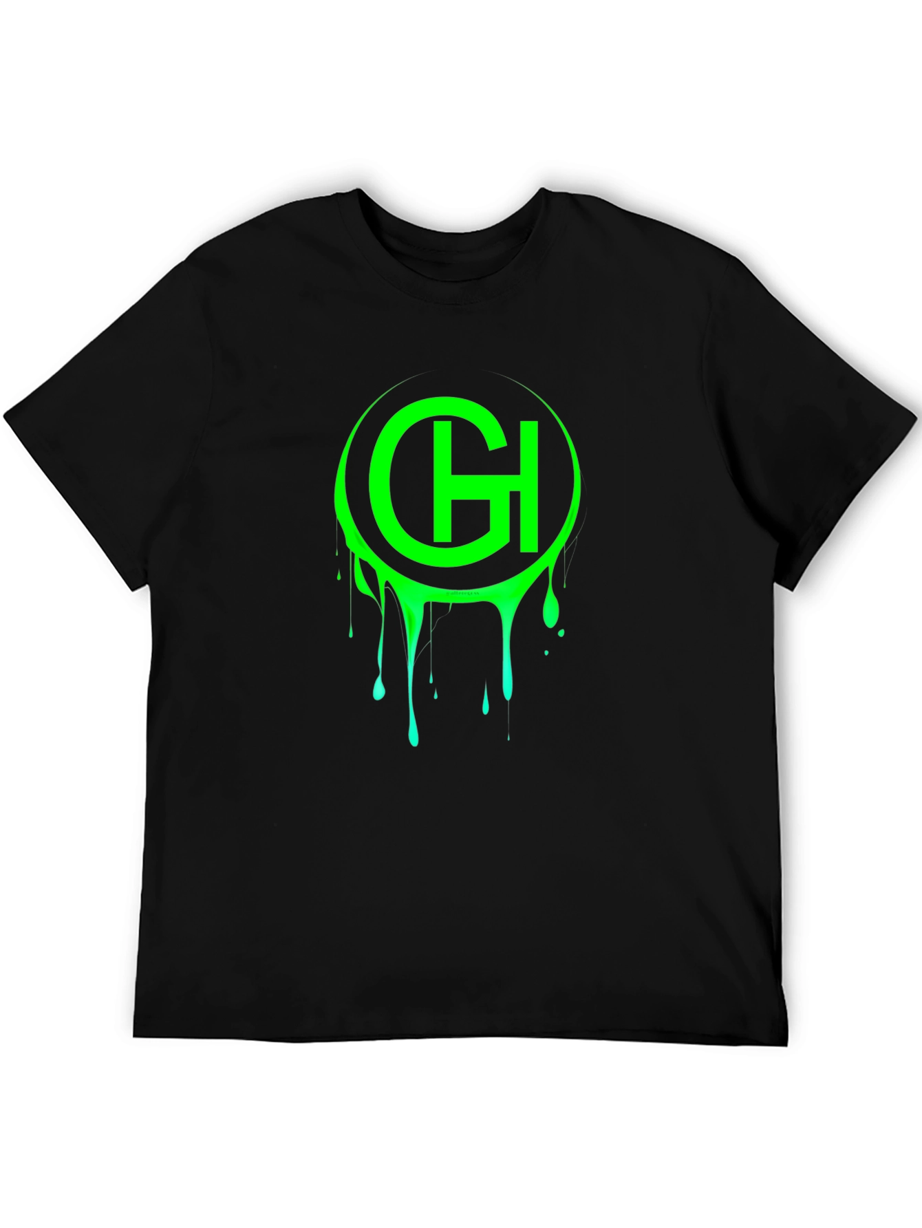 Green Slime Logo Graphic T-Shirt