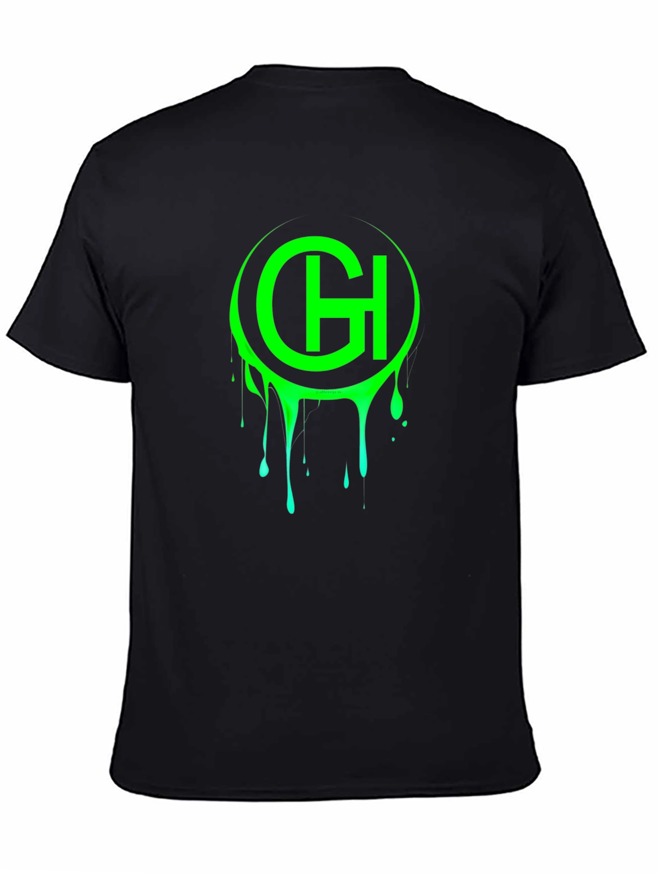 Green Slime Logo Graphic T-Shirt