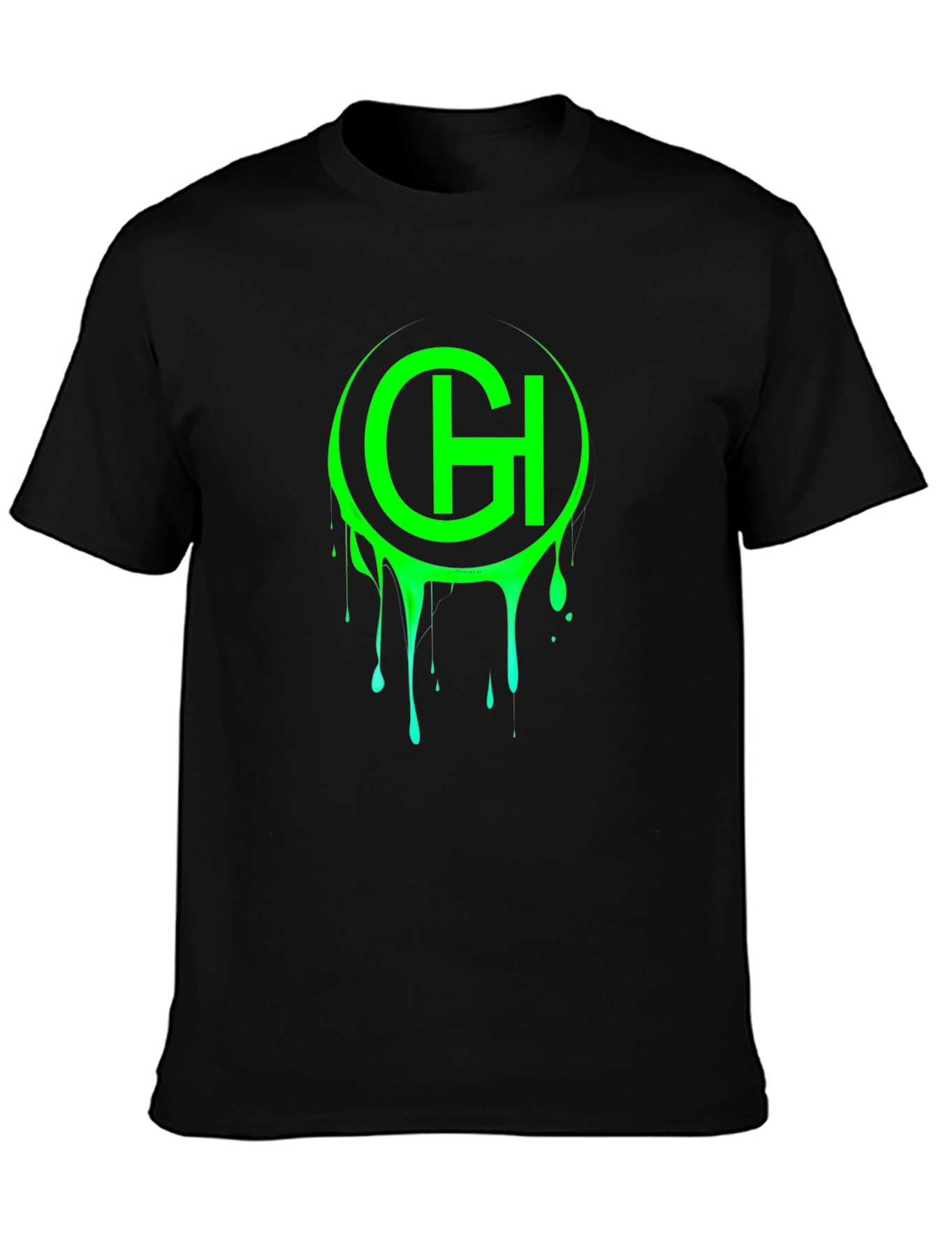 Green Slime Logo Graphic T-Shirt