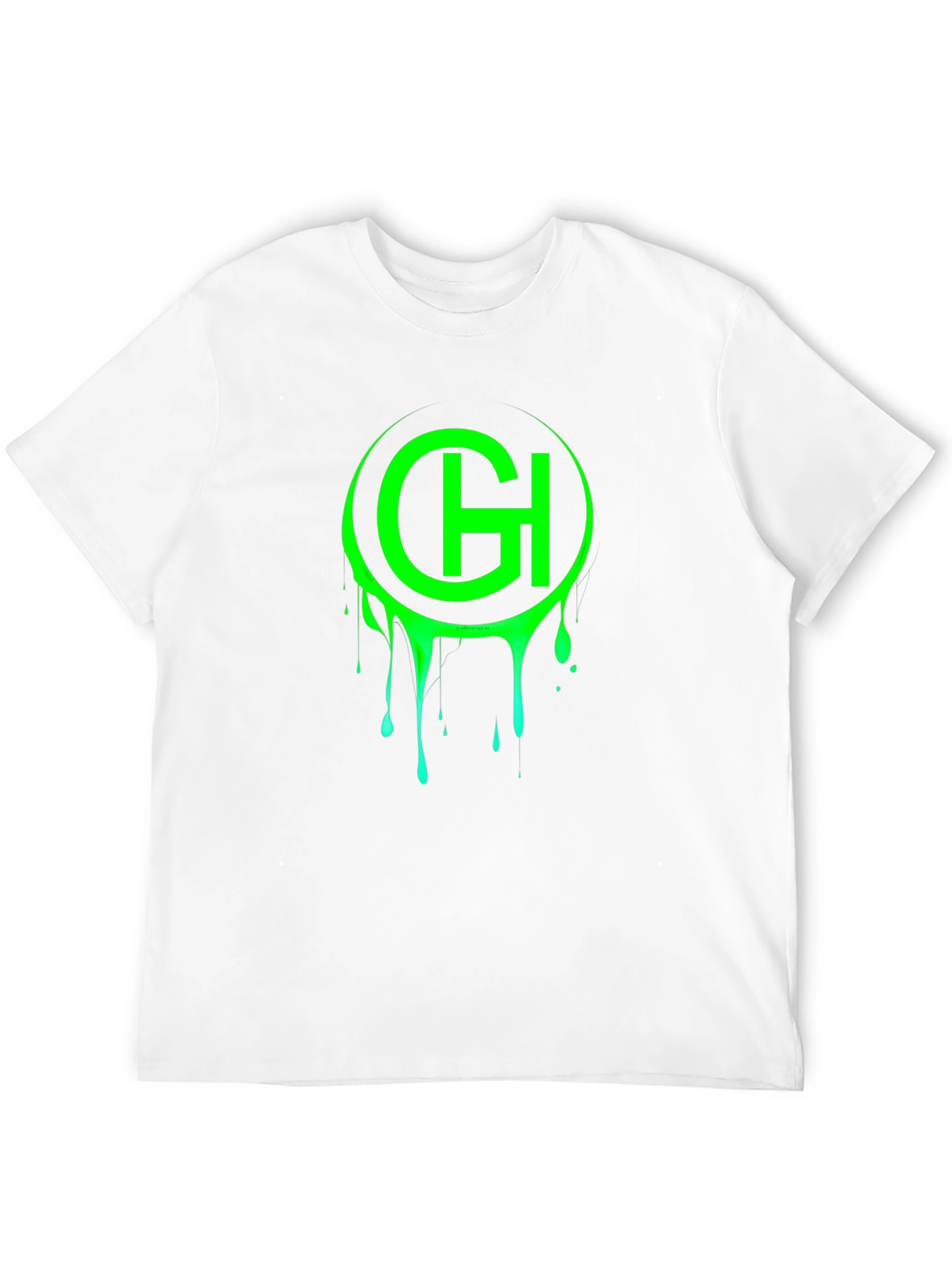 Green Slime Logo Graphic T-Shirt