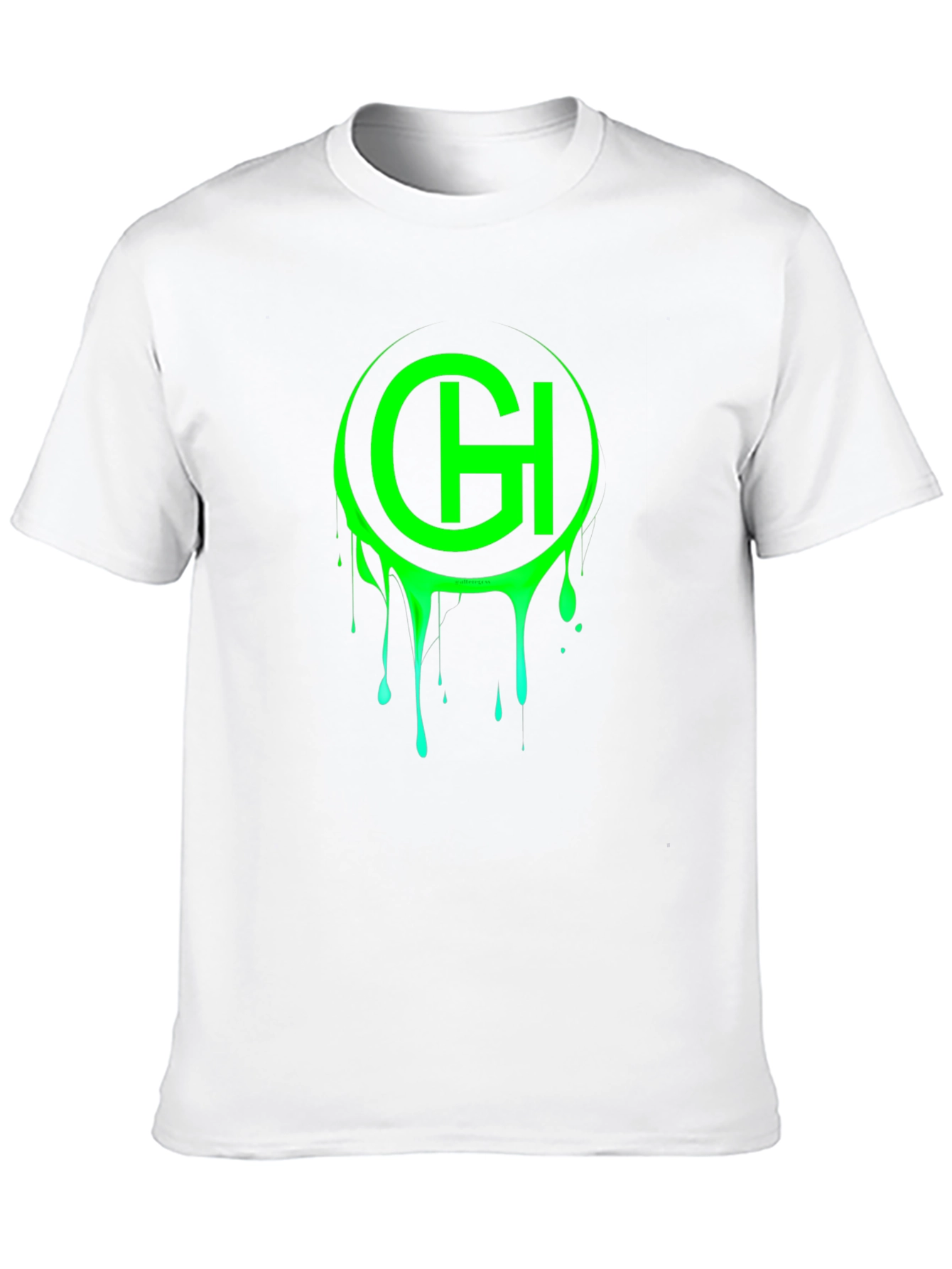 Green Slime Logo Graphic T-Shirt