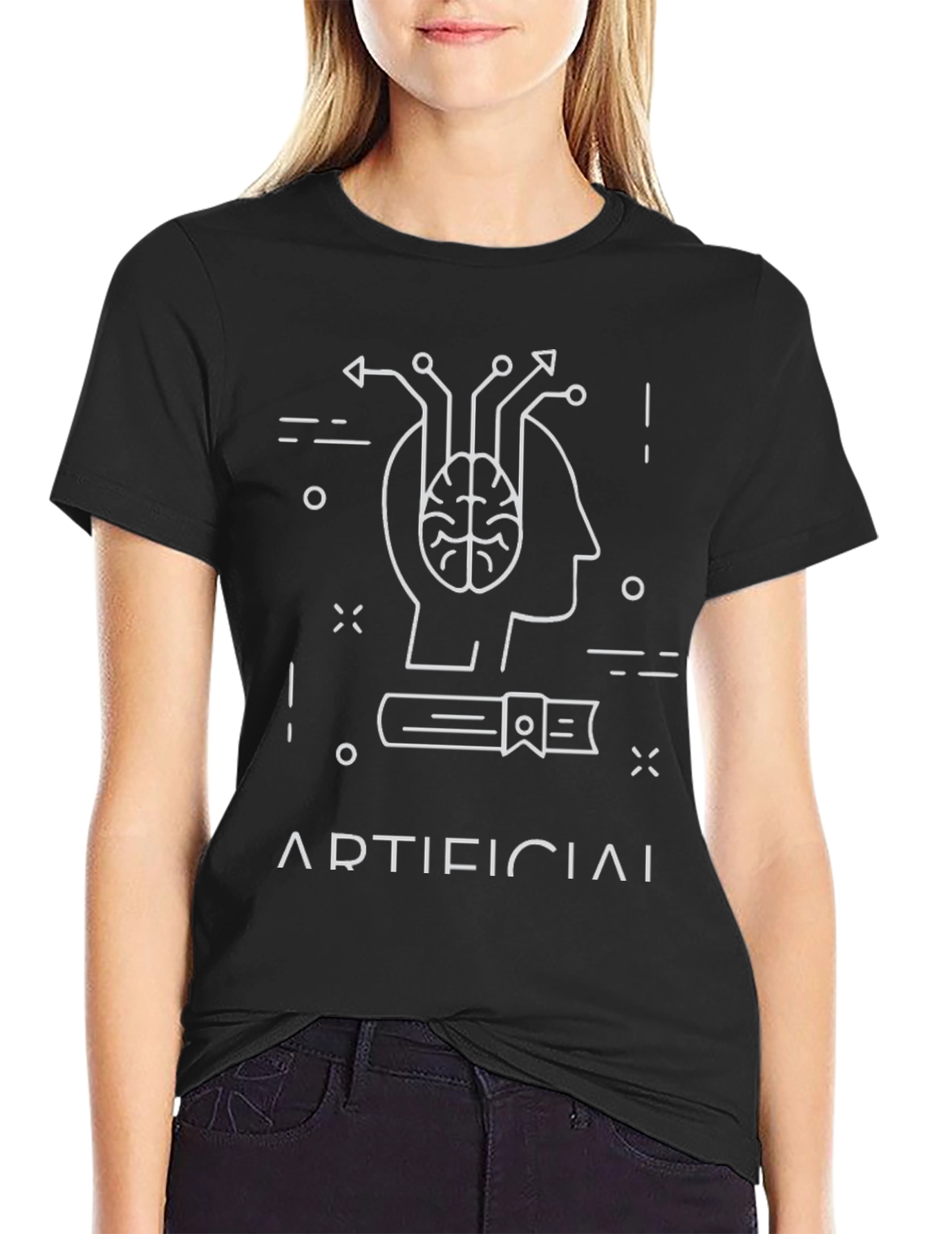 Artificial Intelligence Brain Tech T-Shirt