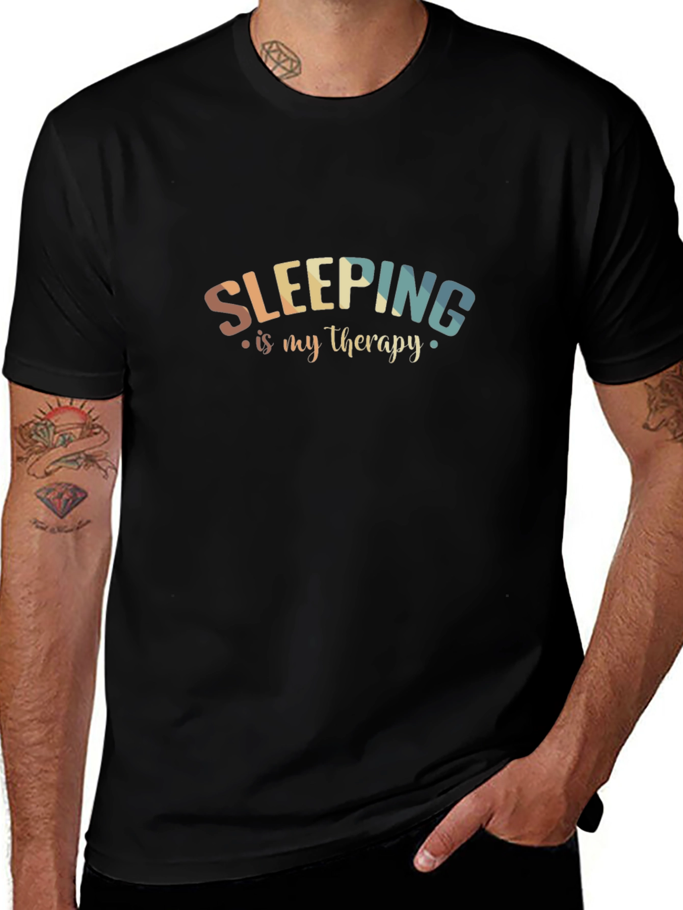 Sleeping Is My Therapy Graphic T-Shirt