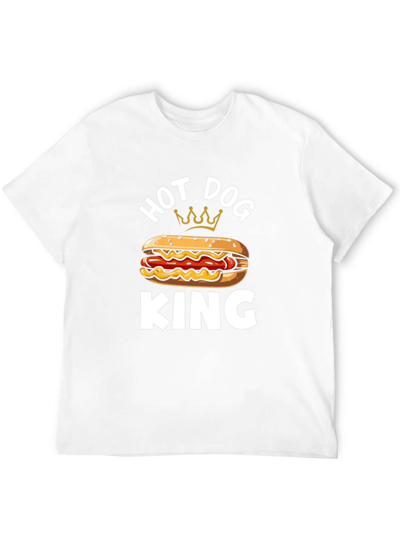 Hot Dog King T-Shirt - Funny Foodie Tee