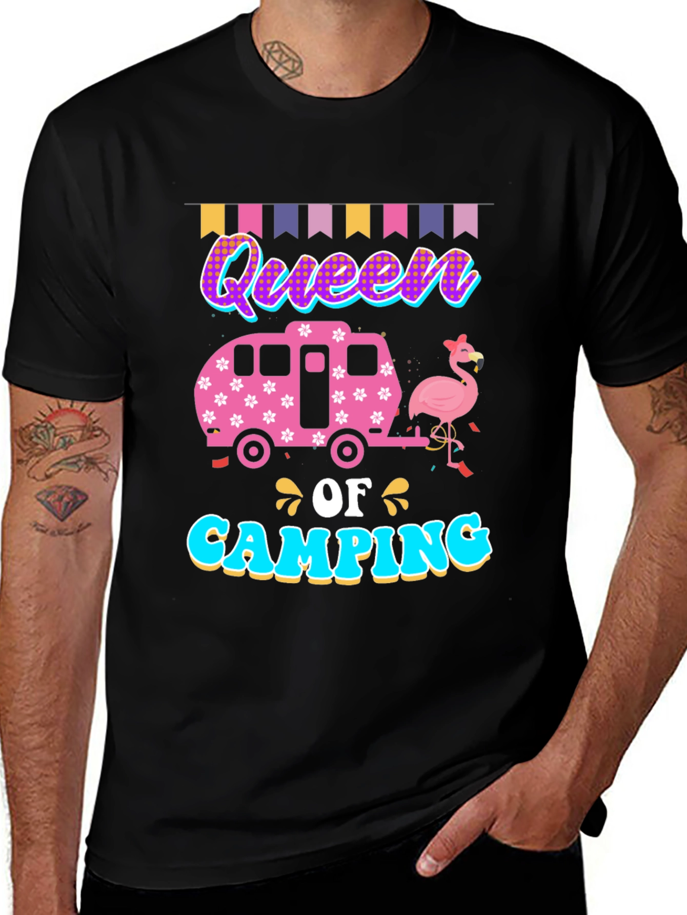 Queen of Camping Graphic T-Shirt