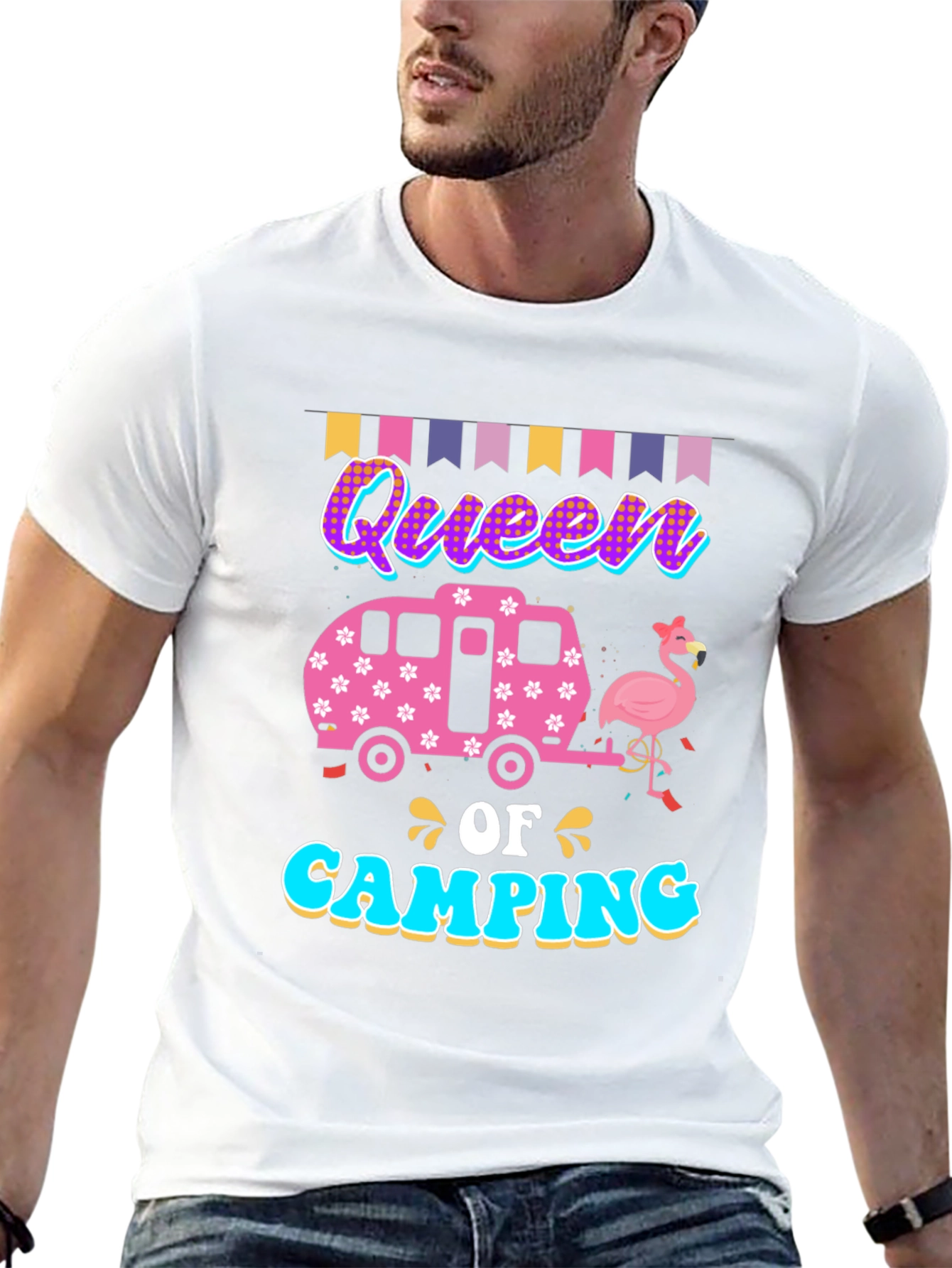 Queen of Camping Graphic T-Shirt