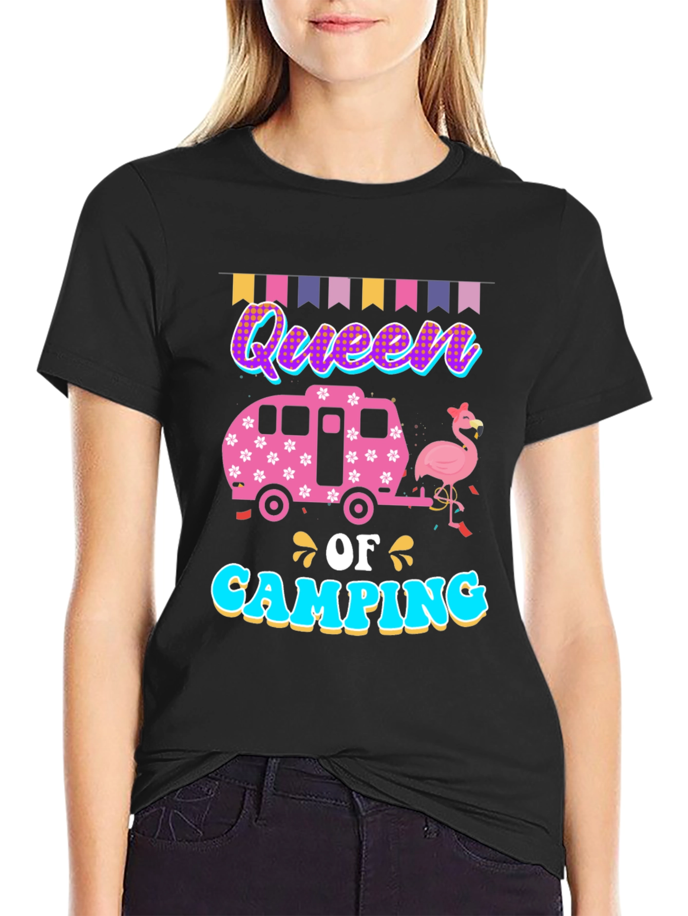 Queen of Camping Graphic T-Shirt