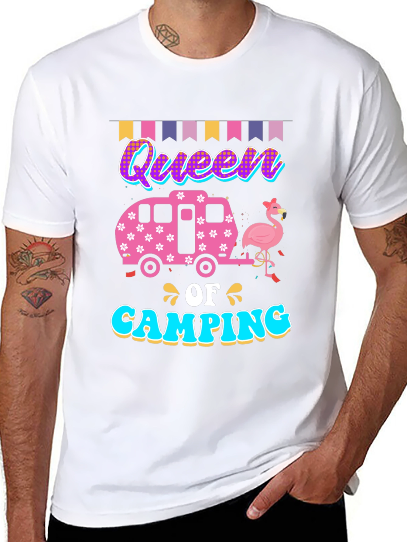 Queen of Camping Graphic T-Shirt