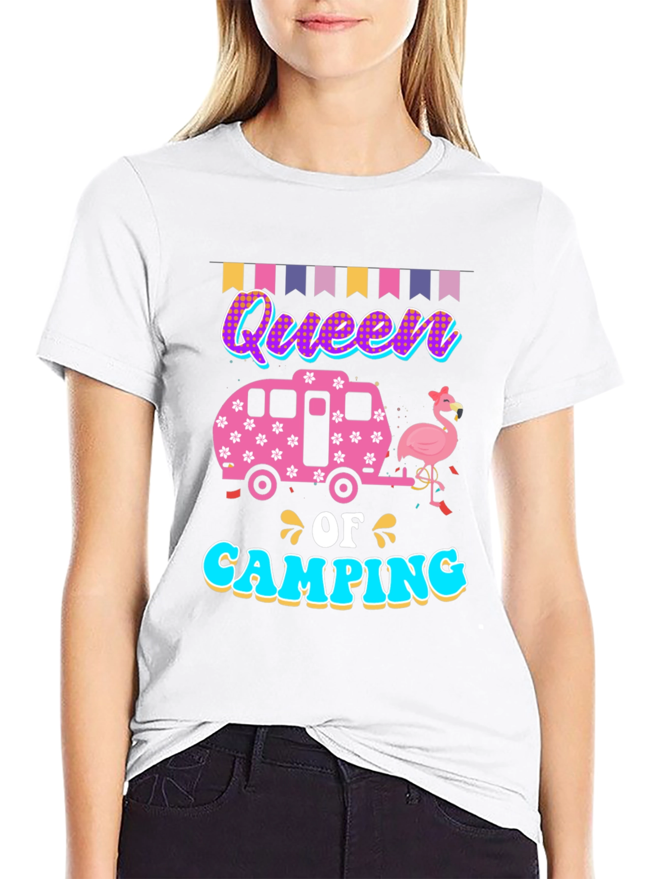 Queen of Camping Graphic T-Shirt