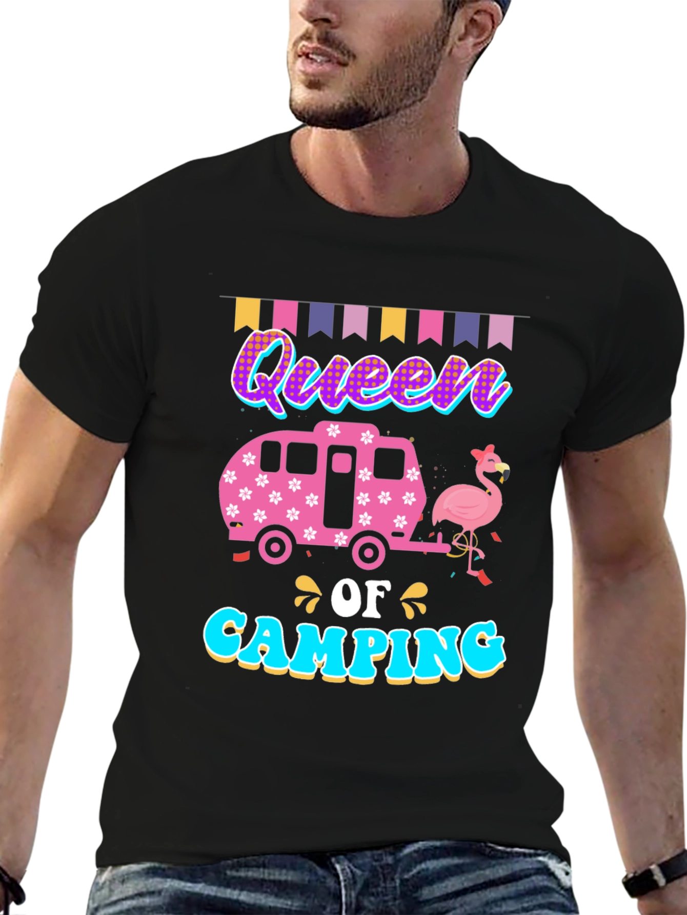 Queen of Camping Graphic T-Shirt