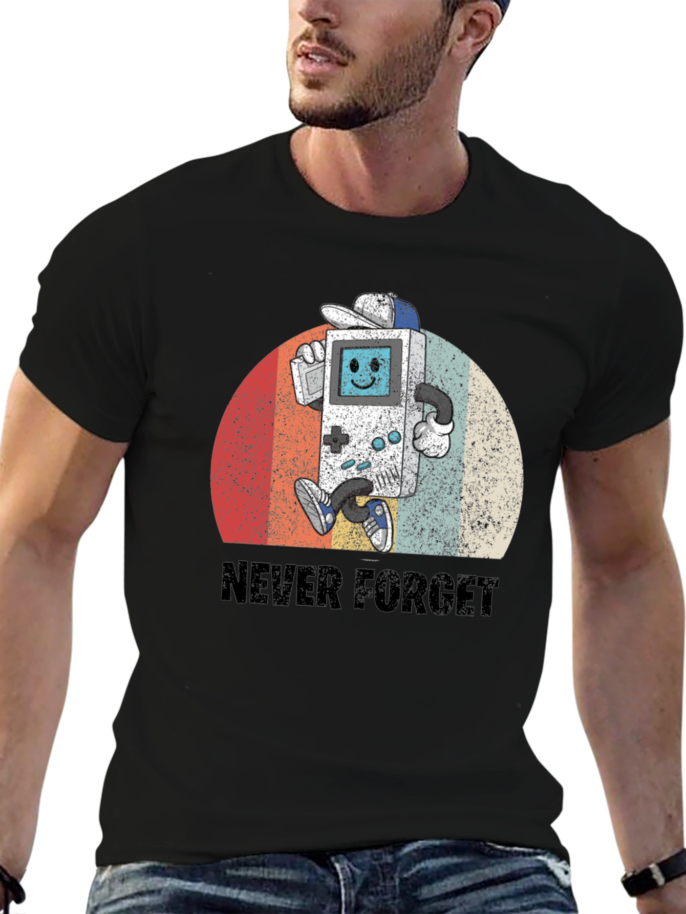 Retro Gamer T-Shirt - Never Forget