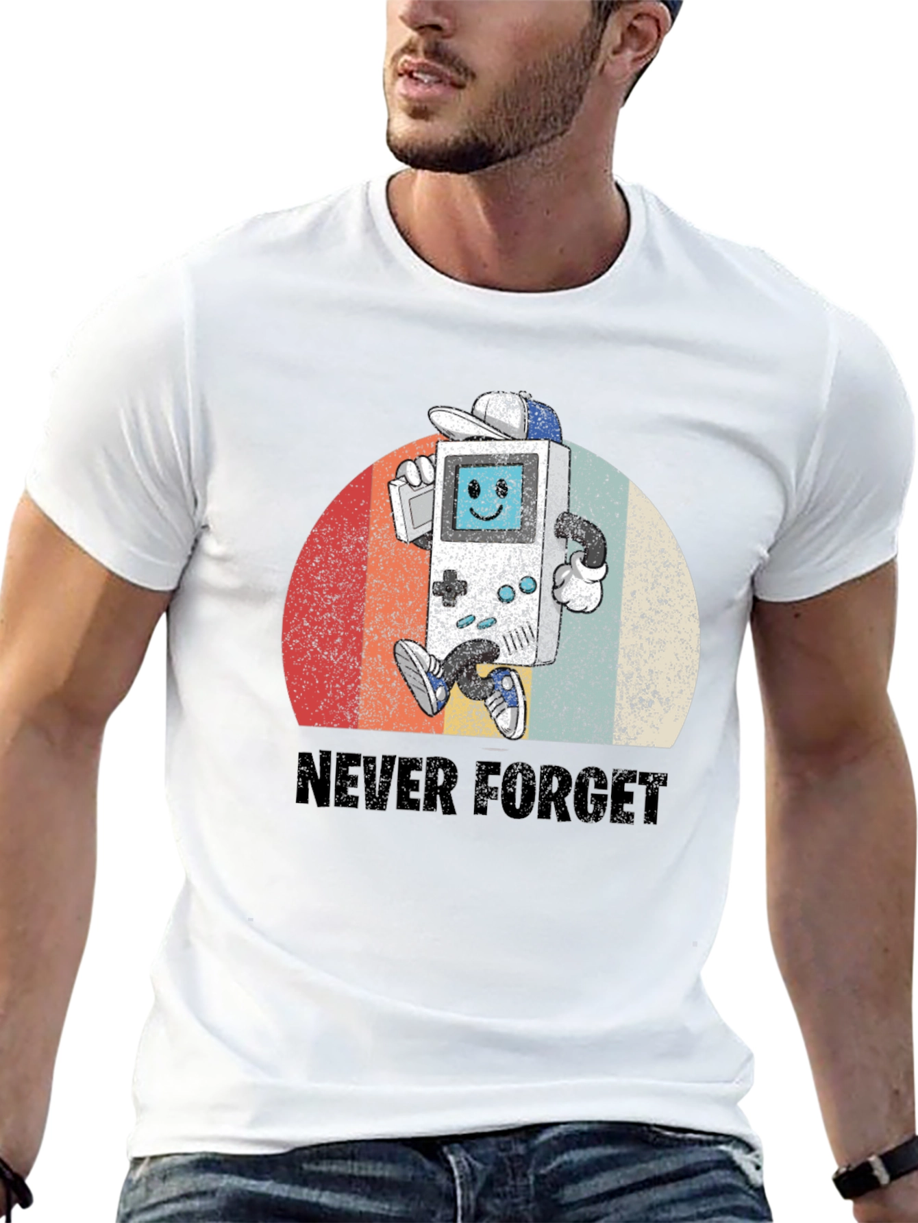 Retro Gamer T-Shirt - Never Forget