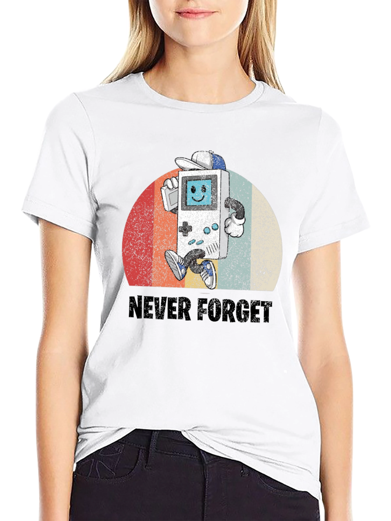 Retro Gamer T-Shirt - Never Forget