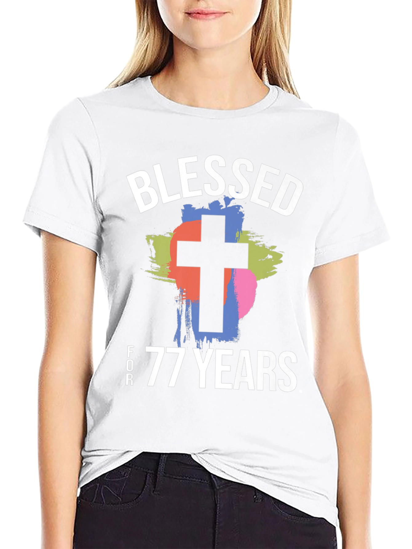 Blessed for 77 Years T-Shirt
