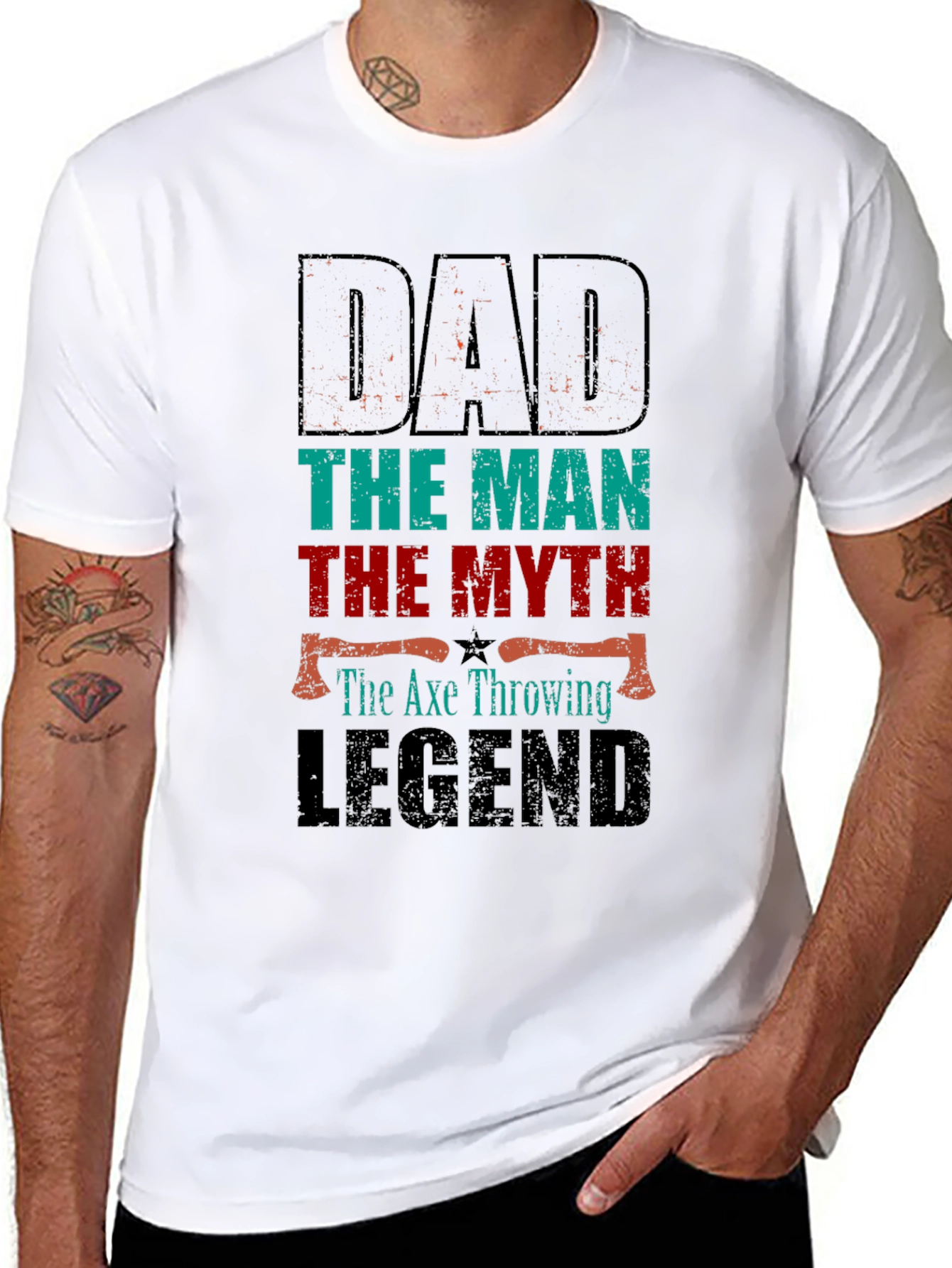 Dad the Axe Throwing Legend T-Shirt