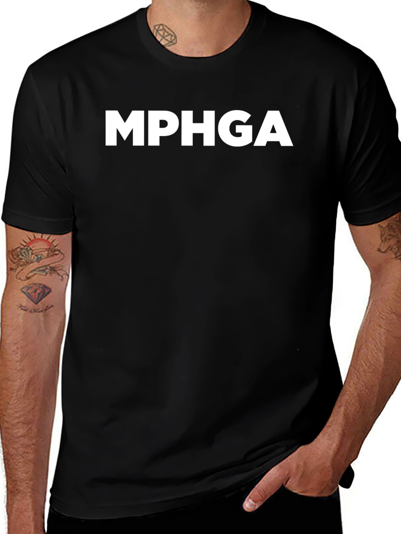 MPGHA Black Graphic Tee