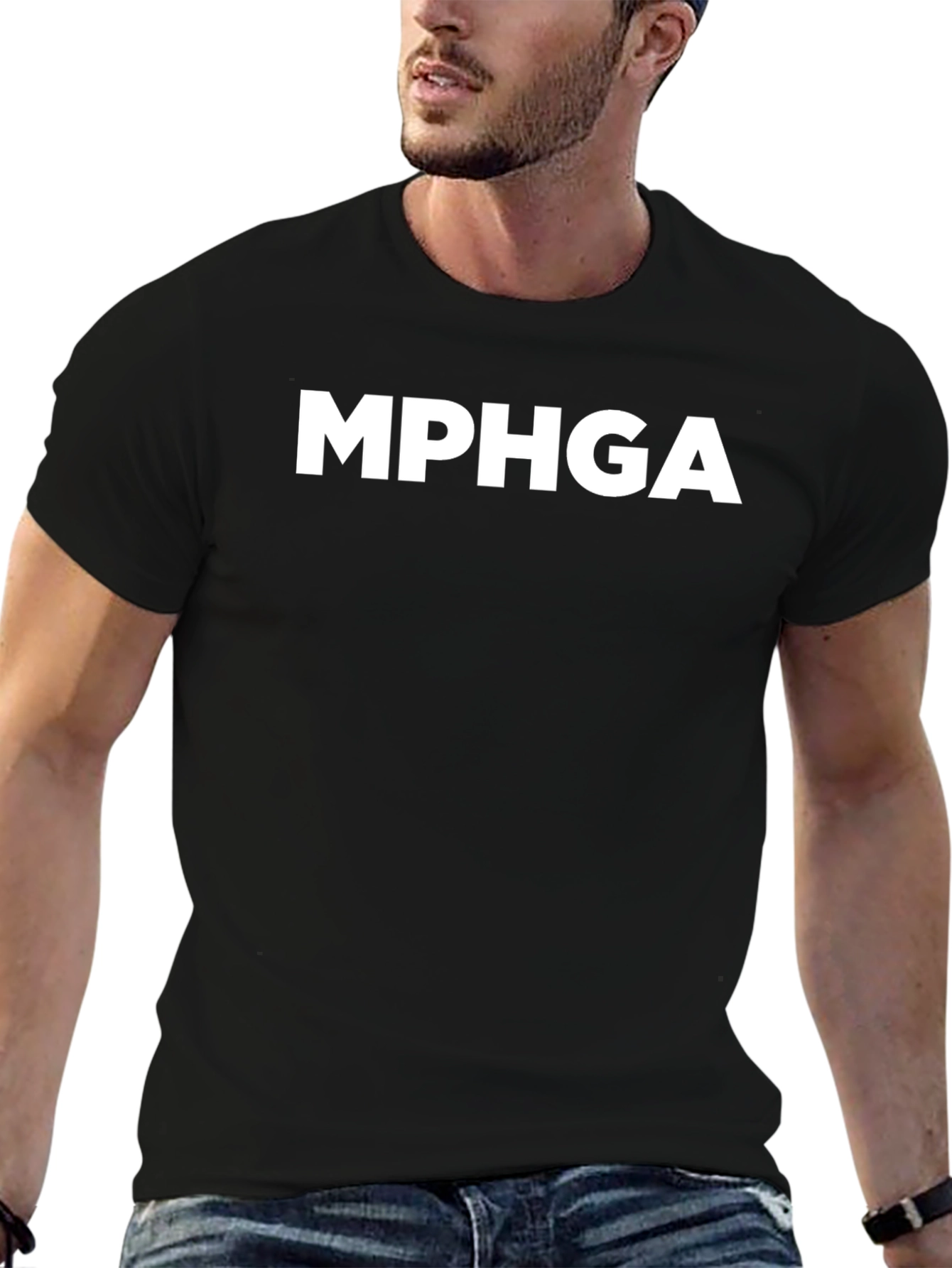 MPGHA Black Graphic Tee