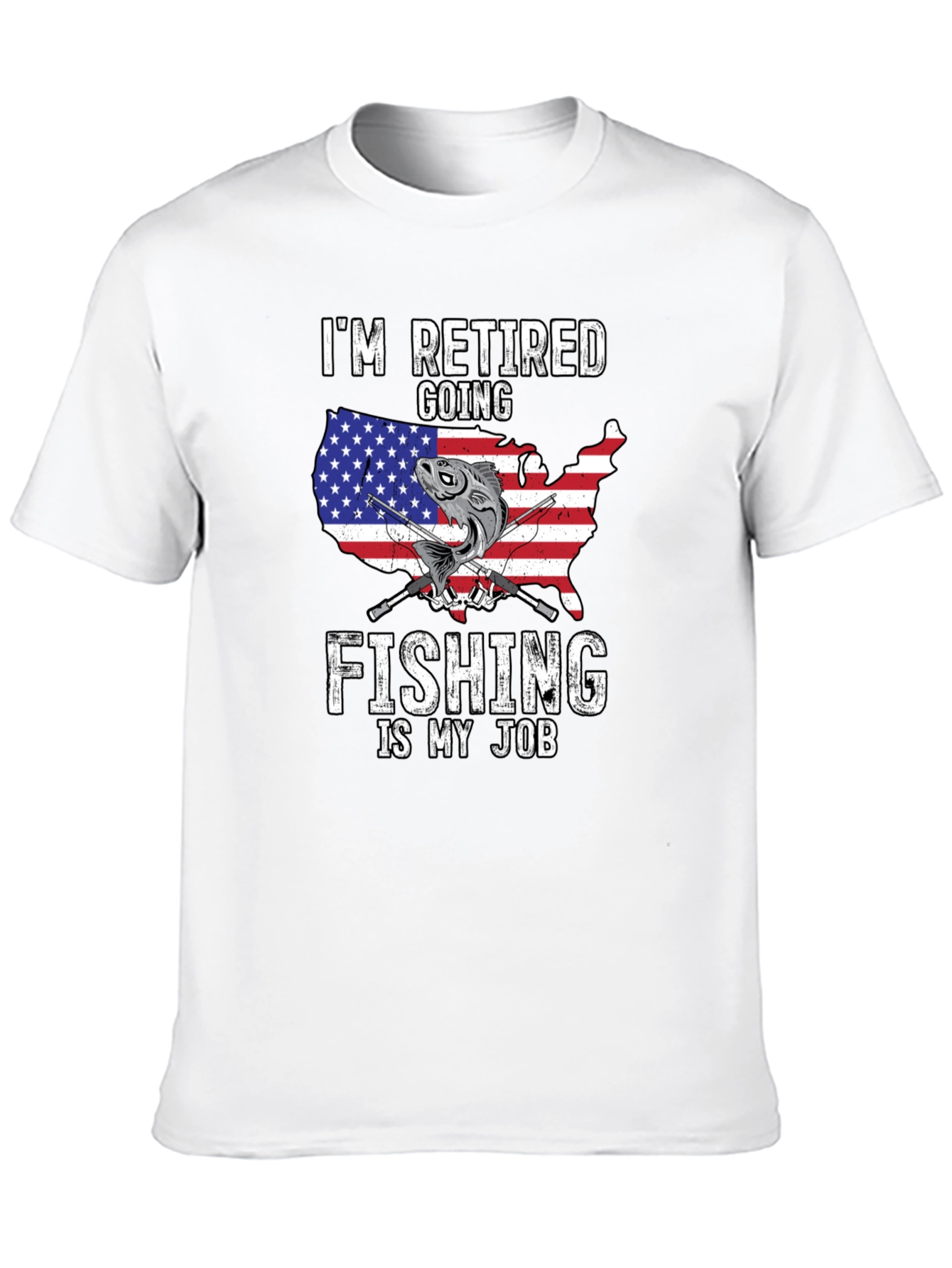 Retired Fishing T-Shirt - USA Design